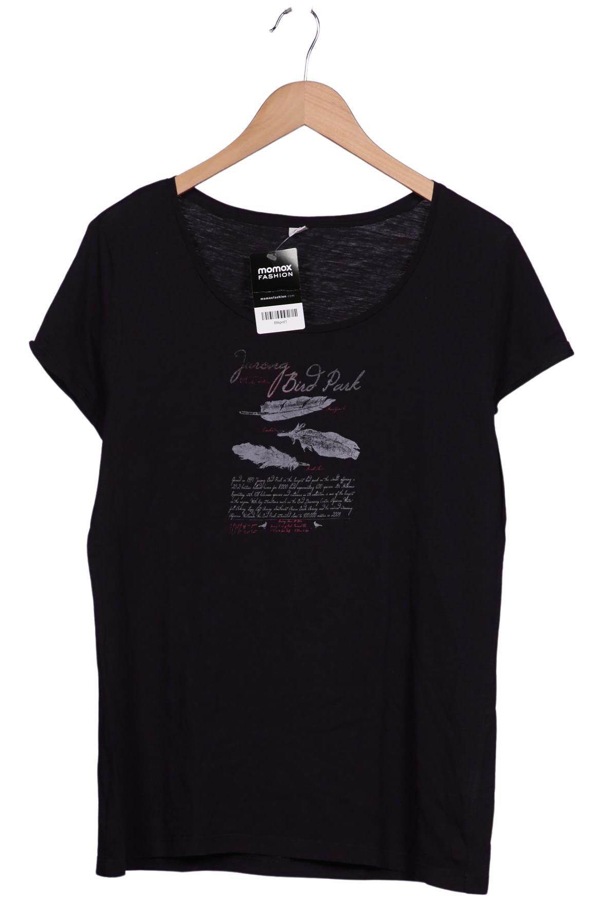 

QS by s.Oliver Damen T-Shirt, marineblau, Gr. 44