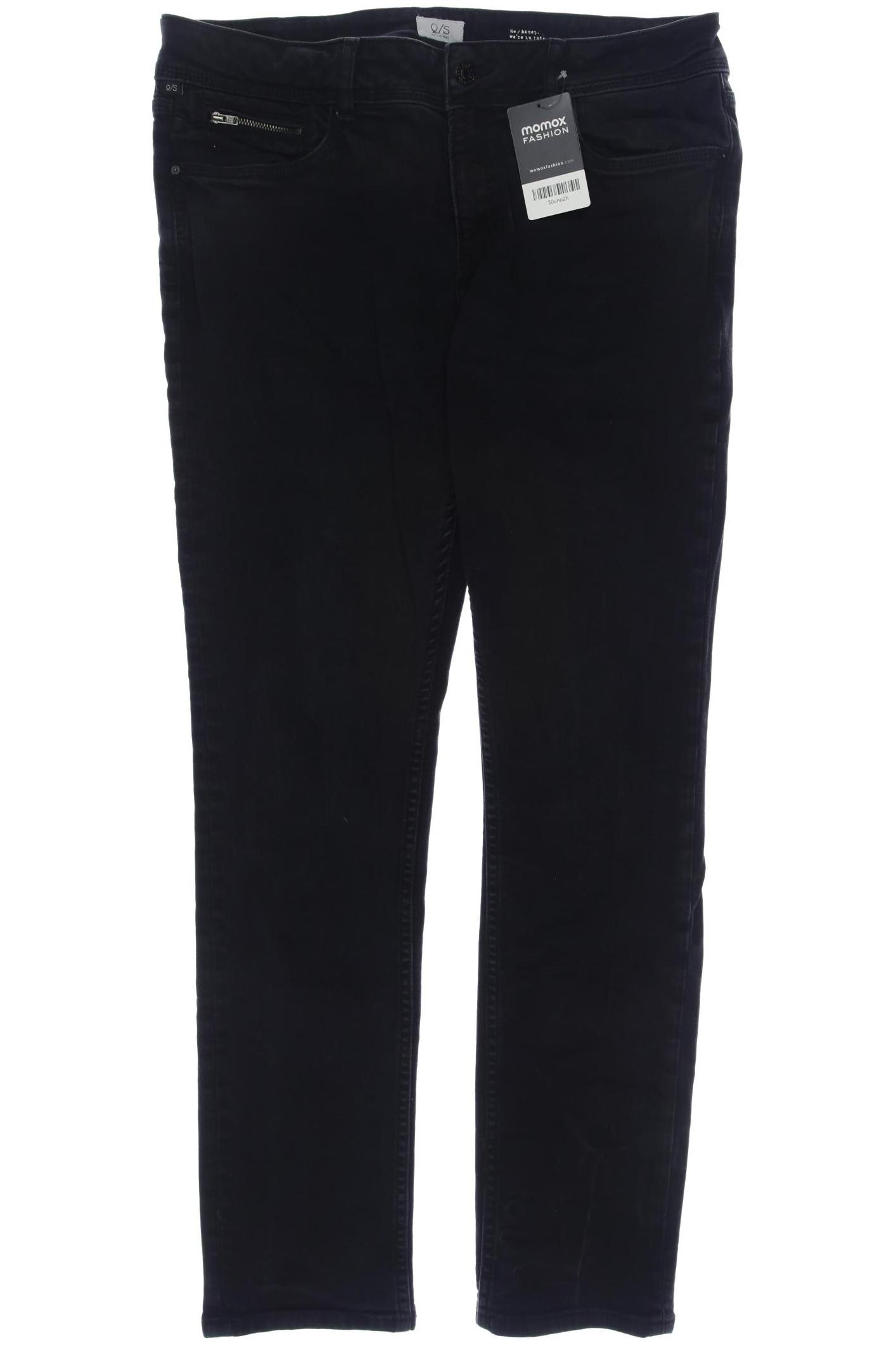 

QS by s.Oliver Damen Jeans, schwarz, Gr. 32