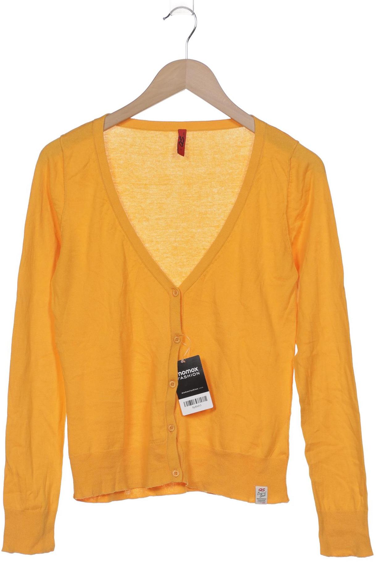 

QS by s.Oliver Damen Strickjacke, orange, Gr. 38