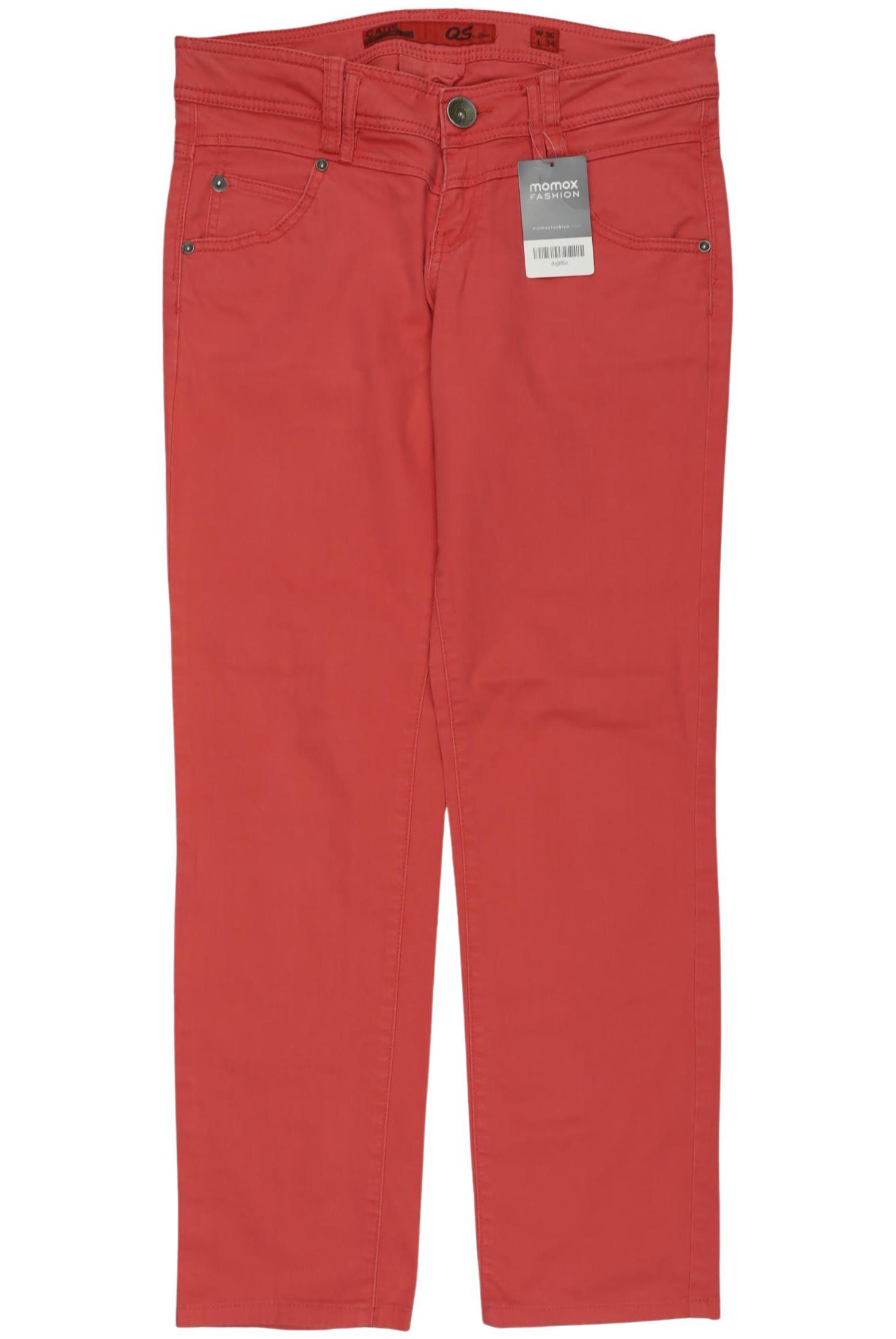 

QS by s.Oliver Damen Jeans, rot, Gr. 36