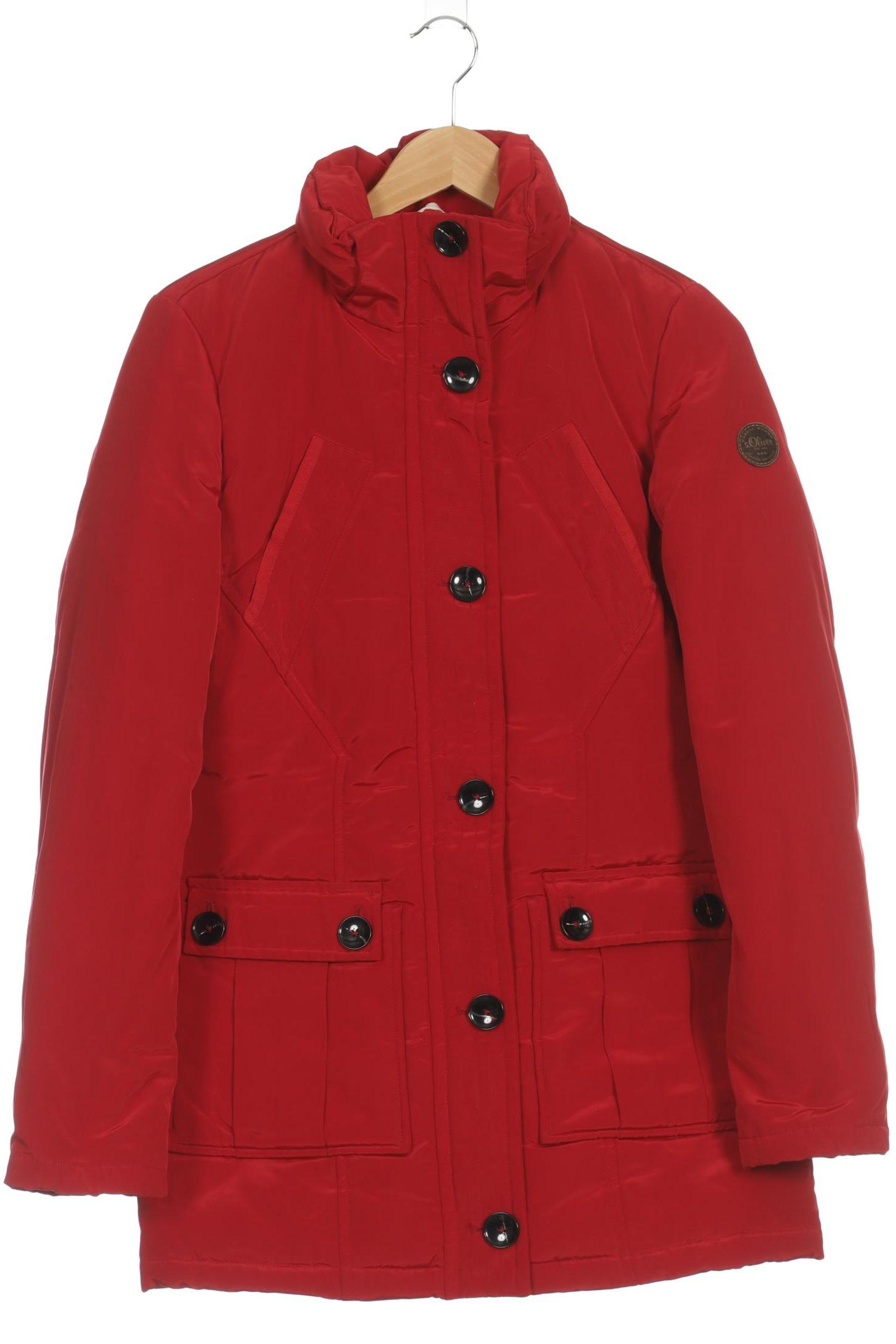 

QS by s.Oliver Damen Mantel, rot, Gr. 34