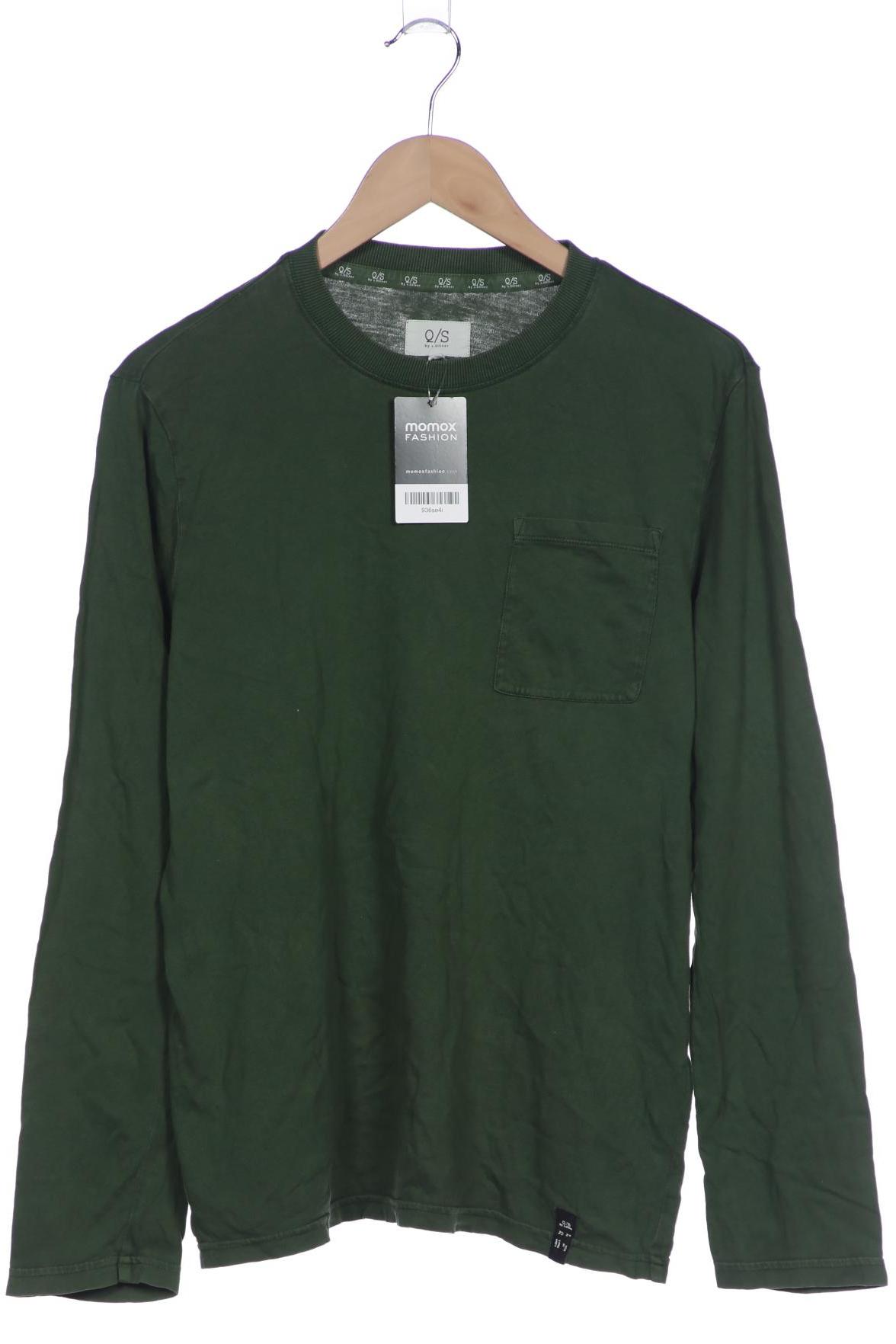 

QS by s.Oliver Herren Langarmshirt, grün, Gr. 46