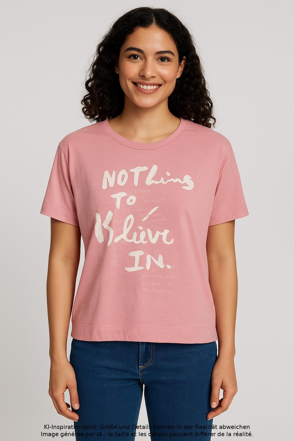 

QS by s.Oliver Damen T-Shirt, pink, Gr. 34