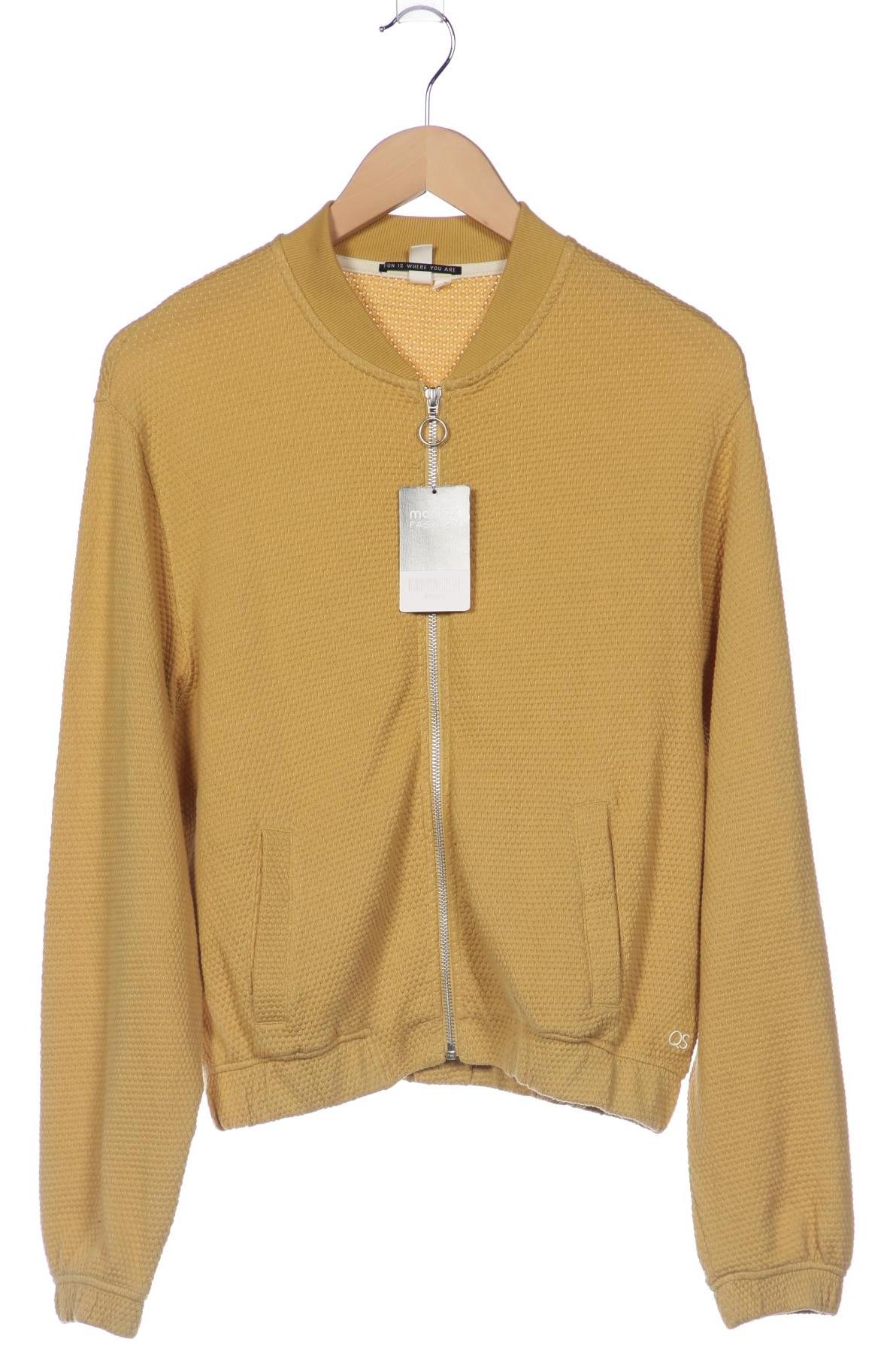 

QS by s.Oliver Damen Strickjacke, beige, Gr. 36