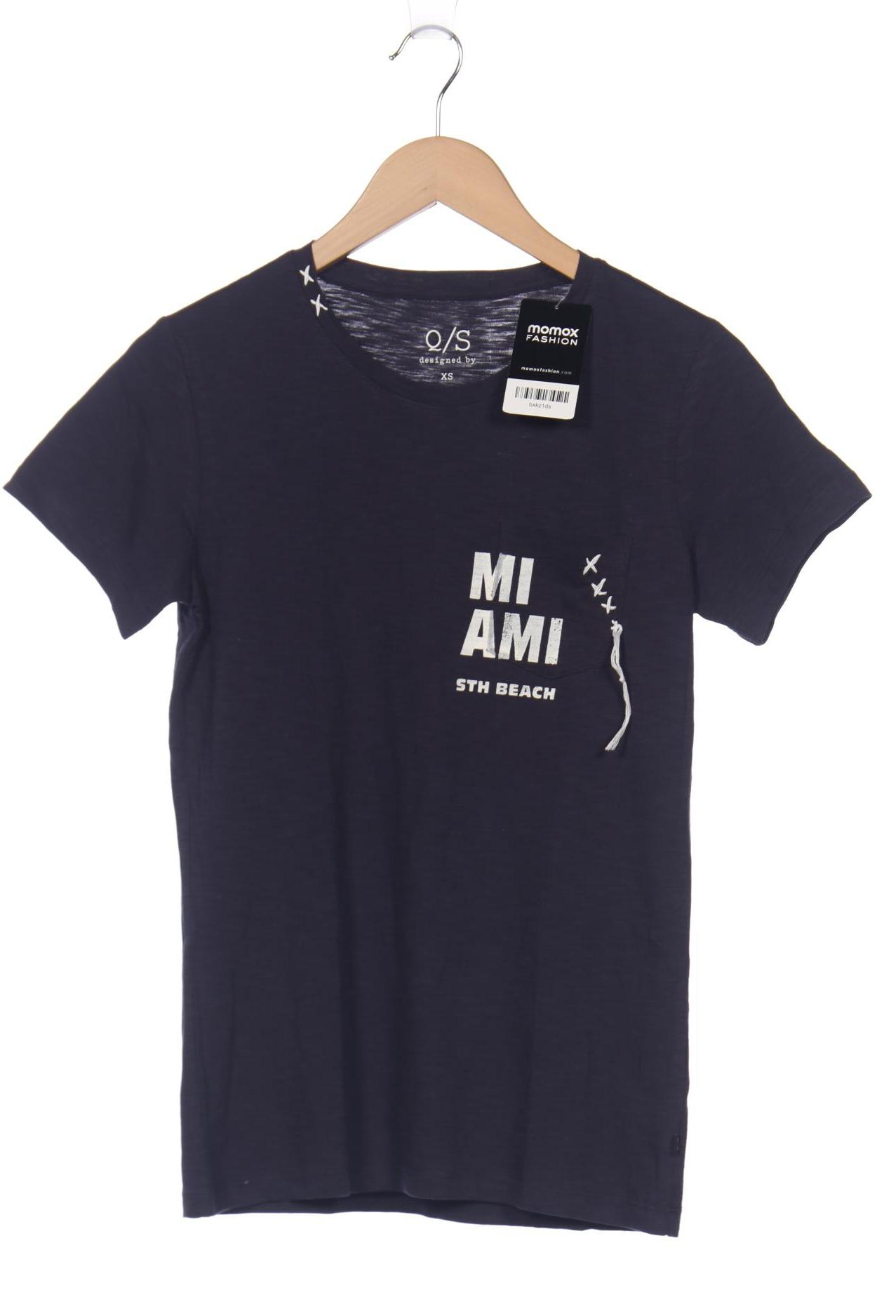 Thumbnail - QS by s.Oliver Herren T-Shirt, marineblau, Gr. 44