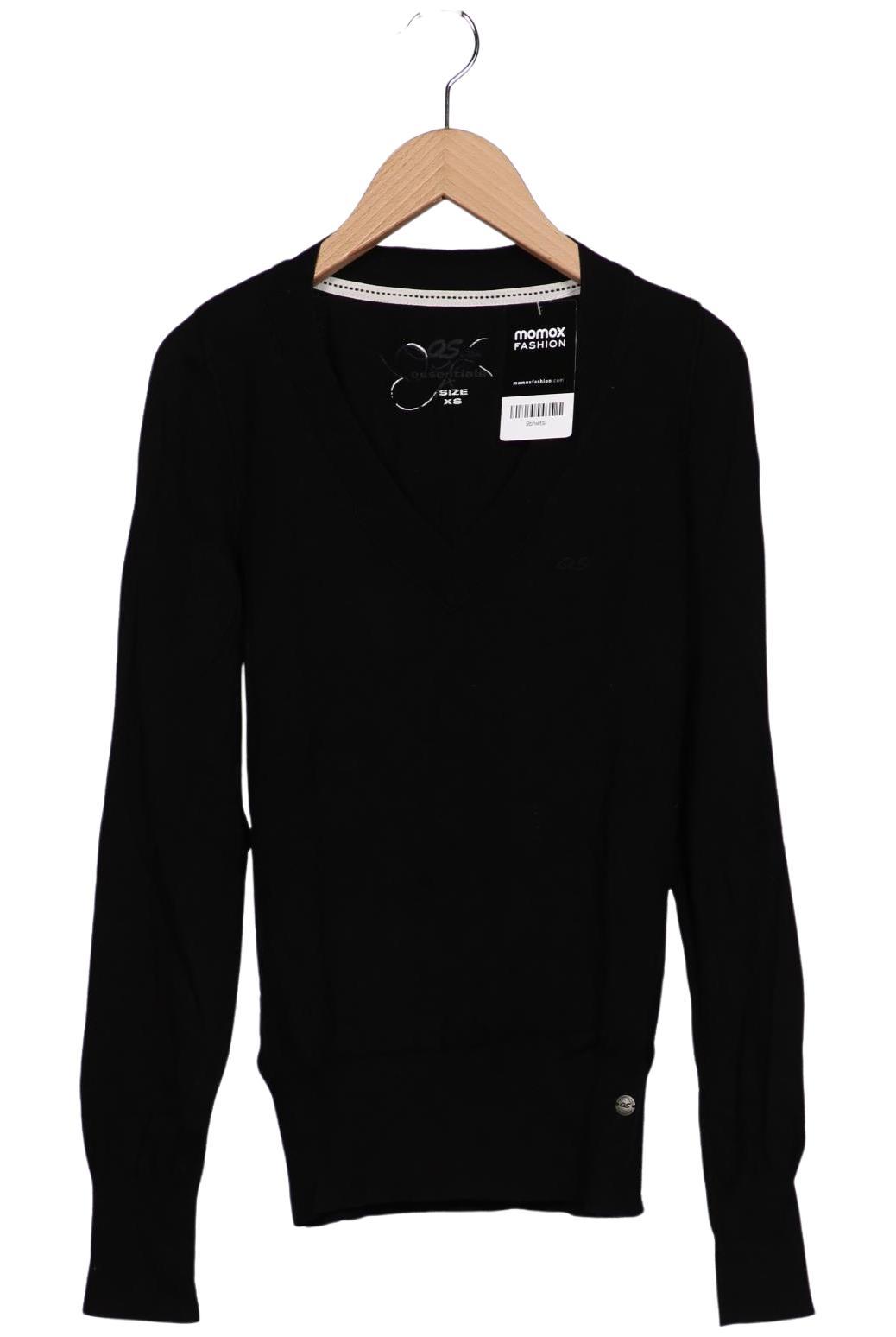

QS by s.Oliver Damen Langarmshirt, schwarz, Gr. 34