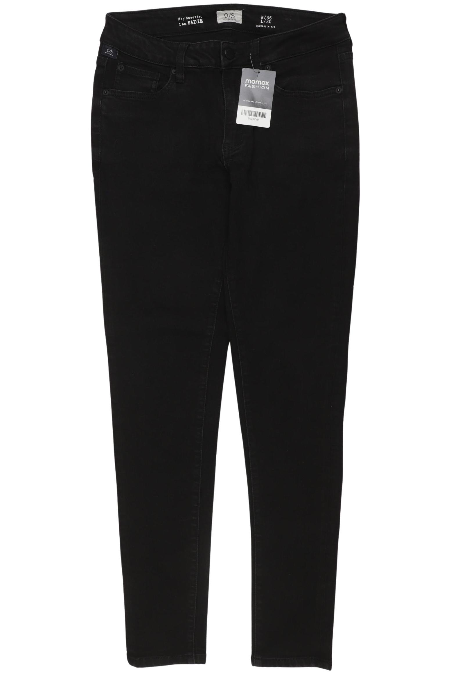 

QS by s.Oliver Damen Jeans, schwarz, Gr. 36