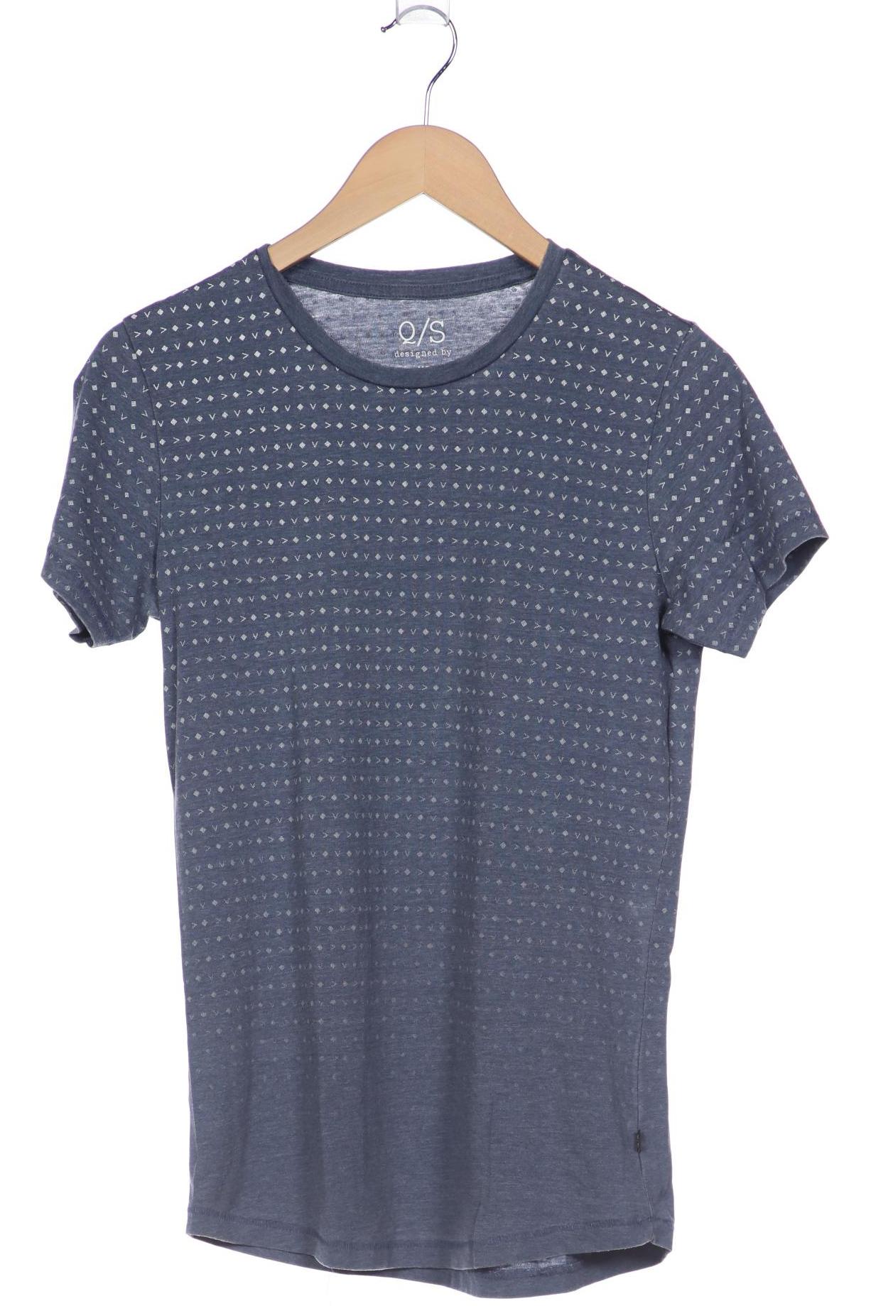 

QS by s.Oliver Herren T-Shirt, blau, Gr. 44