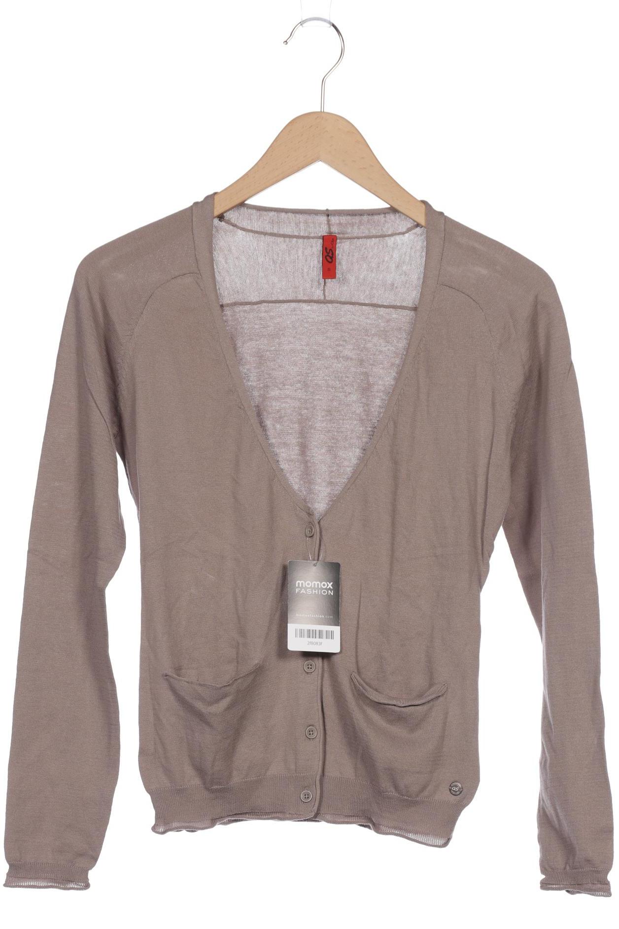 

QS by s.Oliver Damen Strickjacke, beige, Gr. 36
