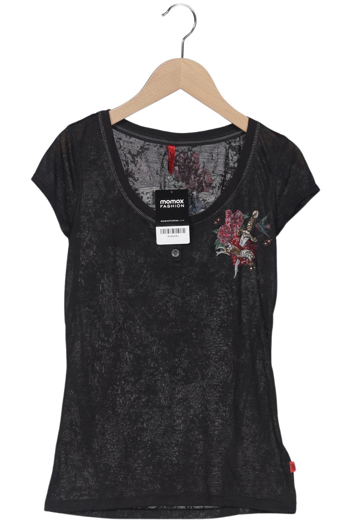 

QS by s.Oliver Damen T-Shirt, schwarz, Gr. 38