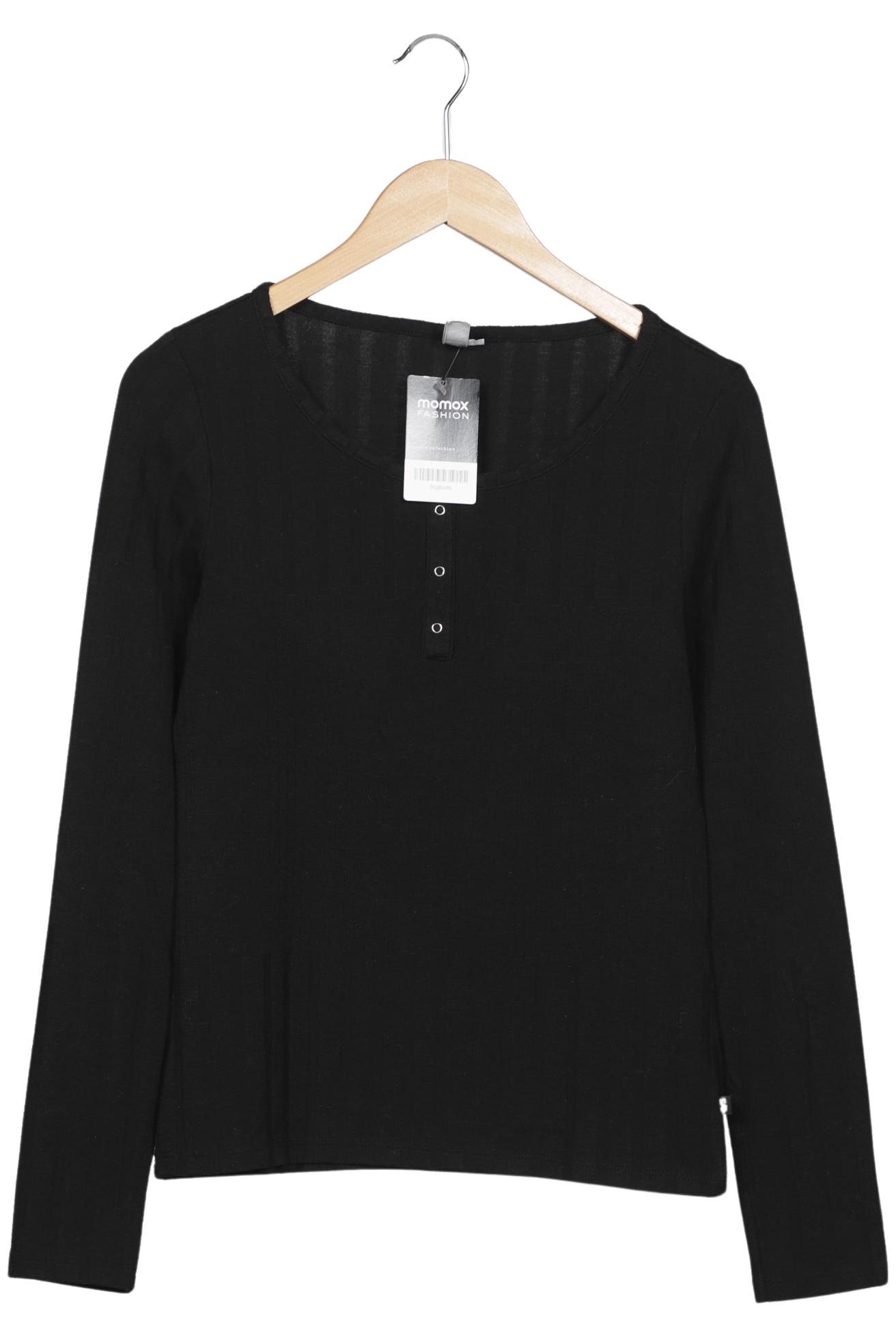 

QS by s.Oliver Damen Langarmshirt, schwarz, Gr. 42