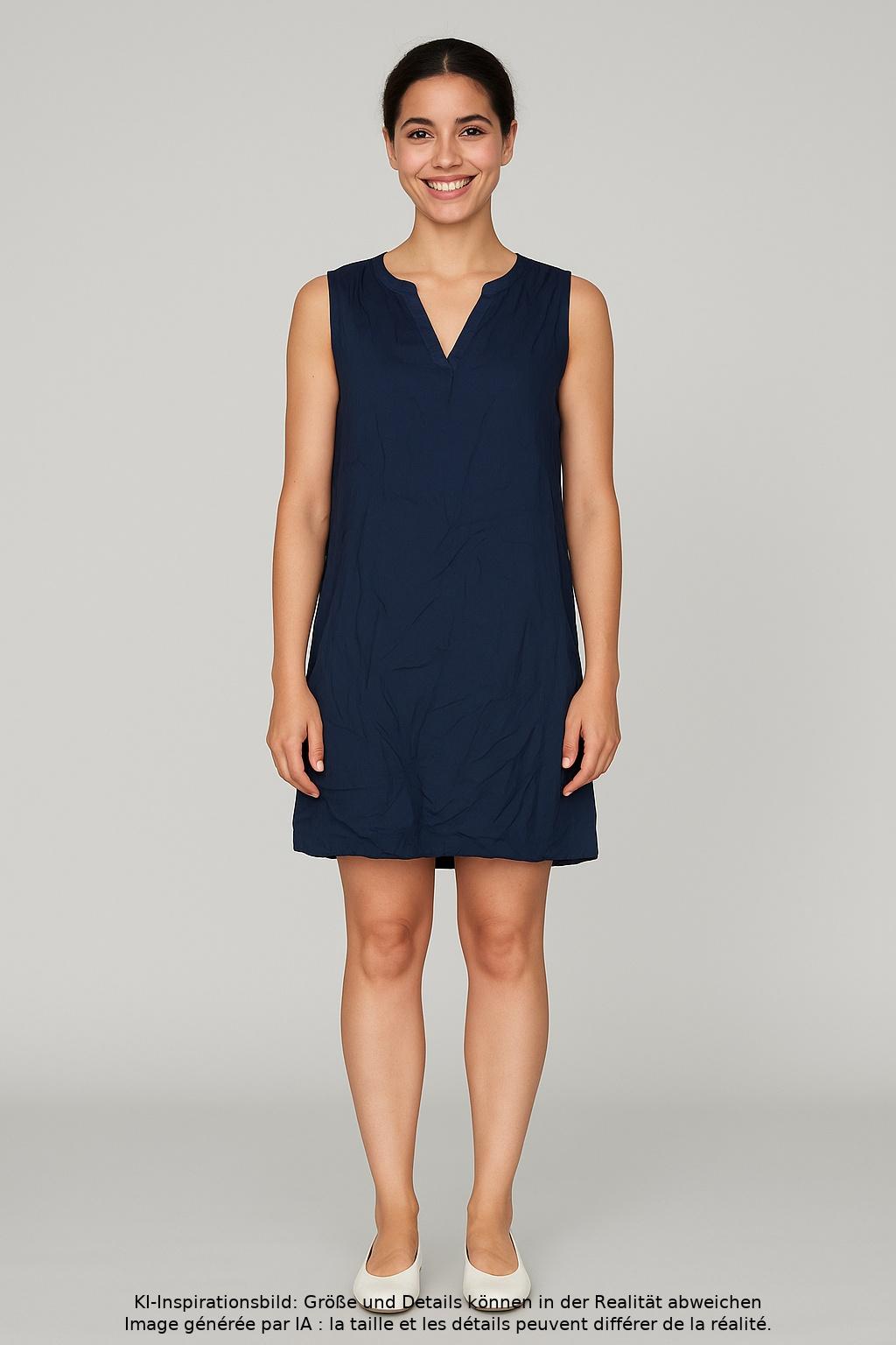 

QS by s.Oliver Damen Kleid, marineblau, Gr. 42