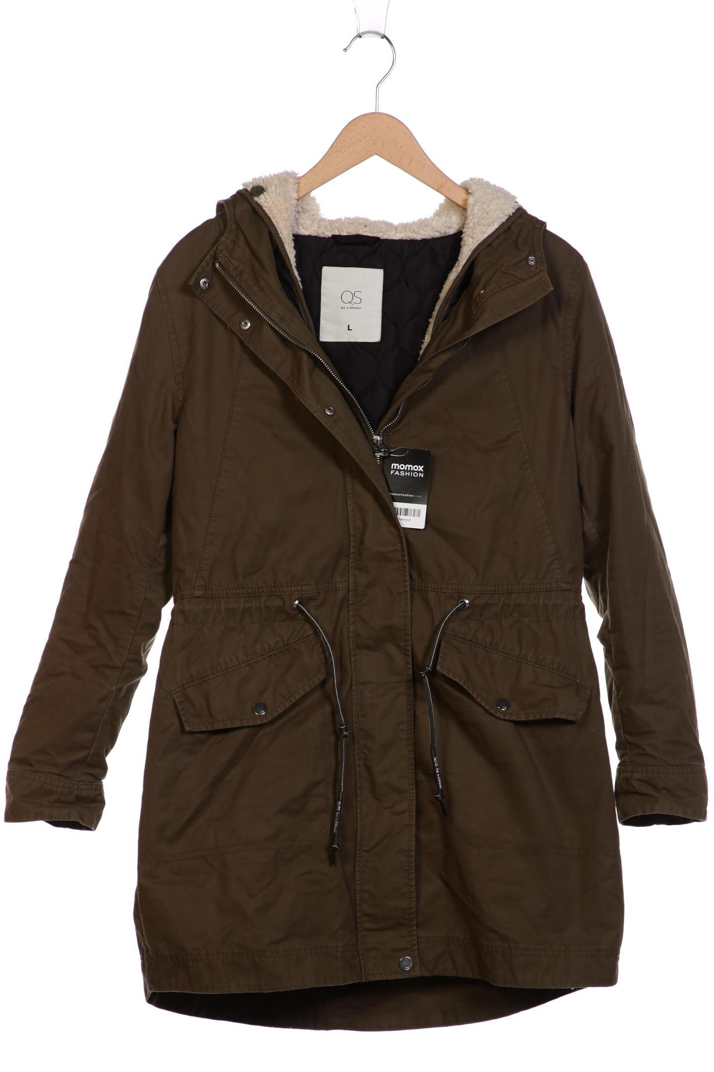 

QS by s.Oliver Damen Mantel, grün, Gr. 42