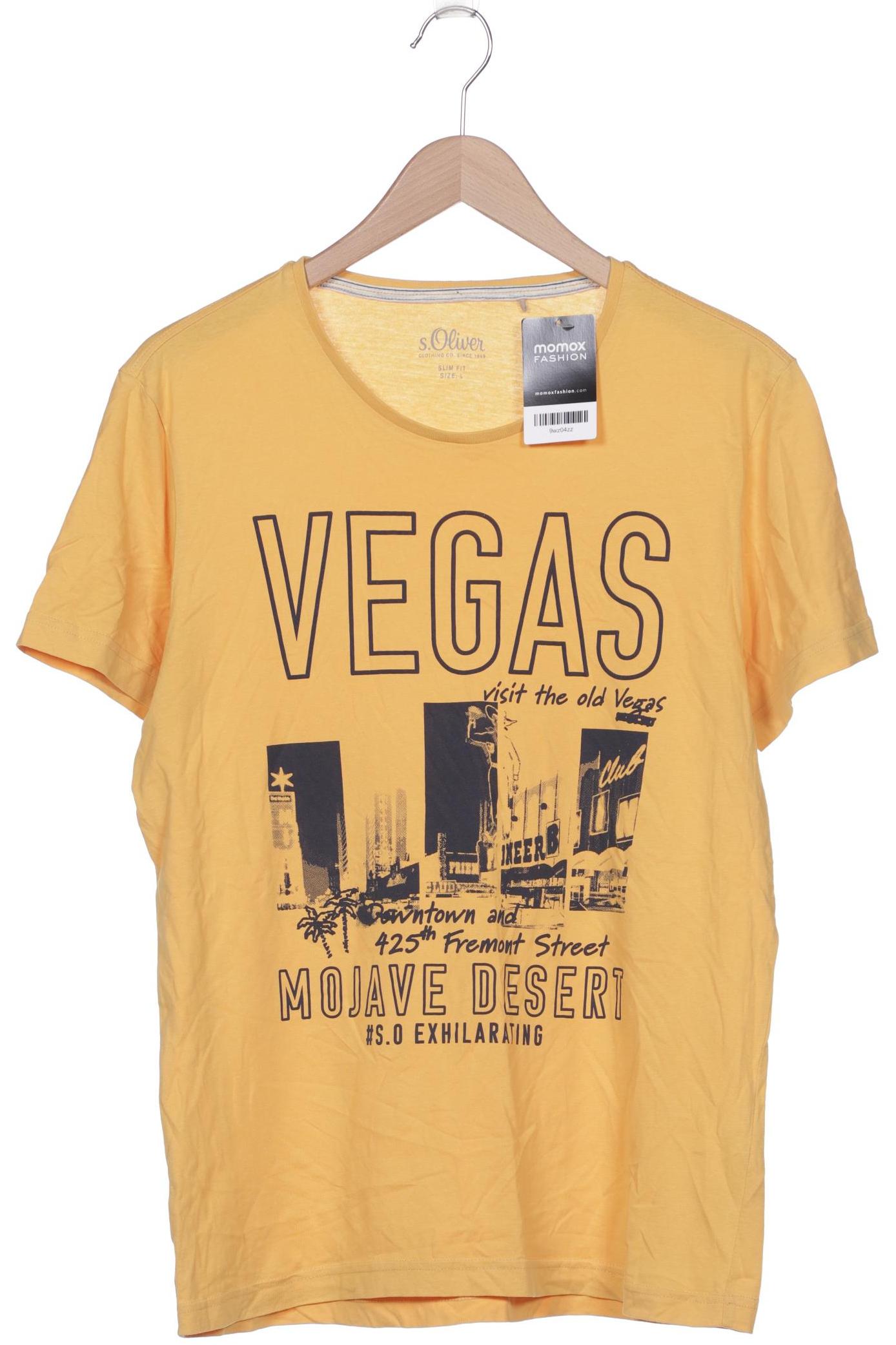 

QS by s.Oliver Herren T-Shirt, gelb