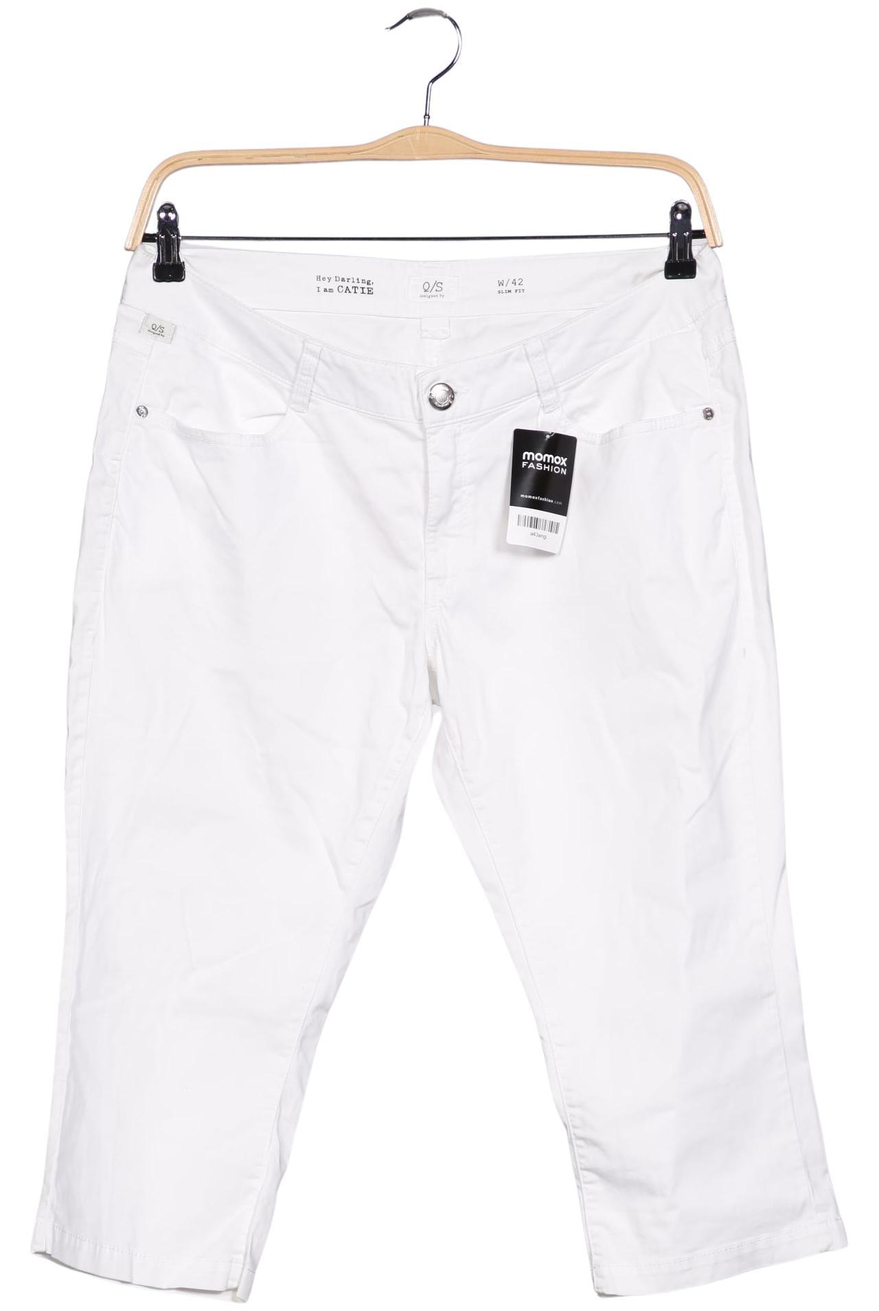 

QS by s.Oliver Damen Shorts, weiß, Gr. 42