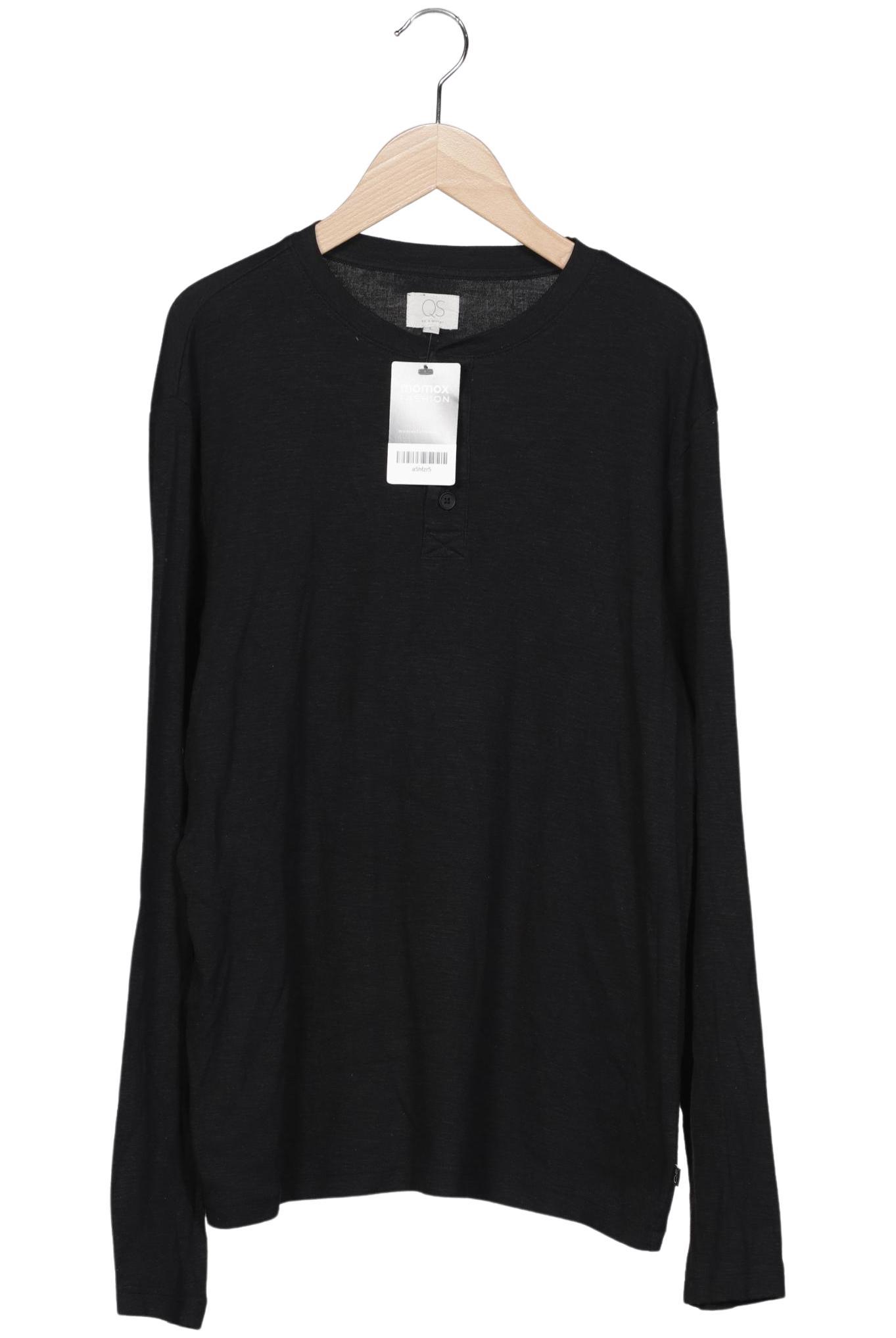 Thumbnail - QS by s.Oliver Herren Langarmshirt, schwarz, Gr. 52