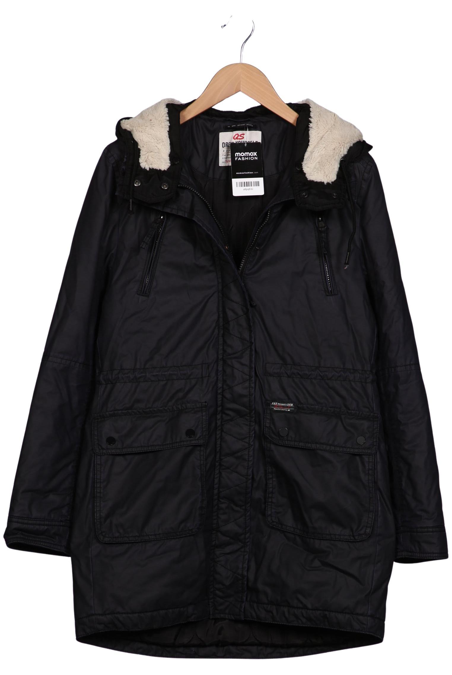 

QS by s.Oliver Damen Mantel, schwarz, Gr. 36