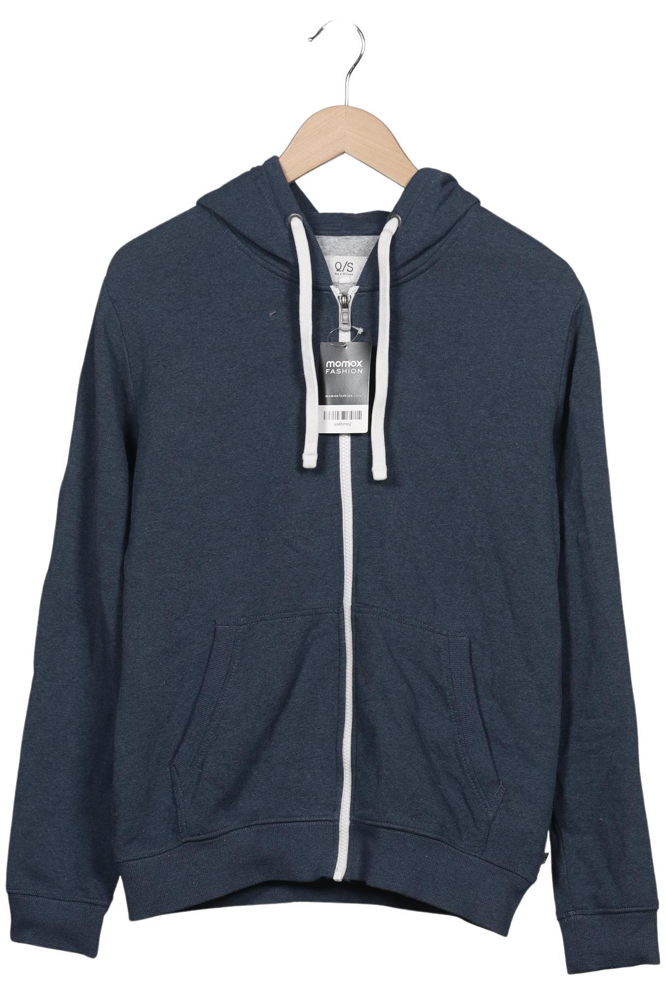 

QS by s.Oliver Damen Kapuzenpullover, marineblau, Gr. 36