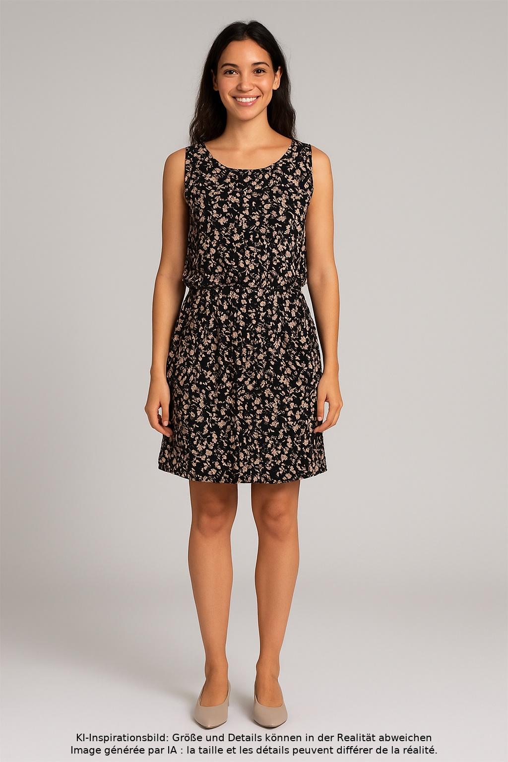 

QS by s.Oliver Damen Kleid, mehrfarbig, Gr. 36