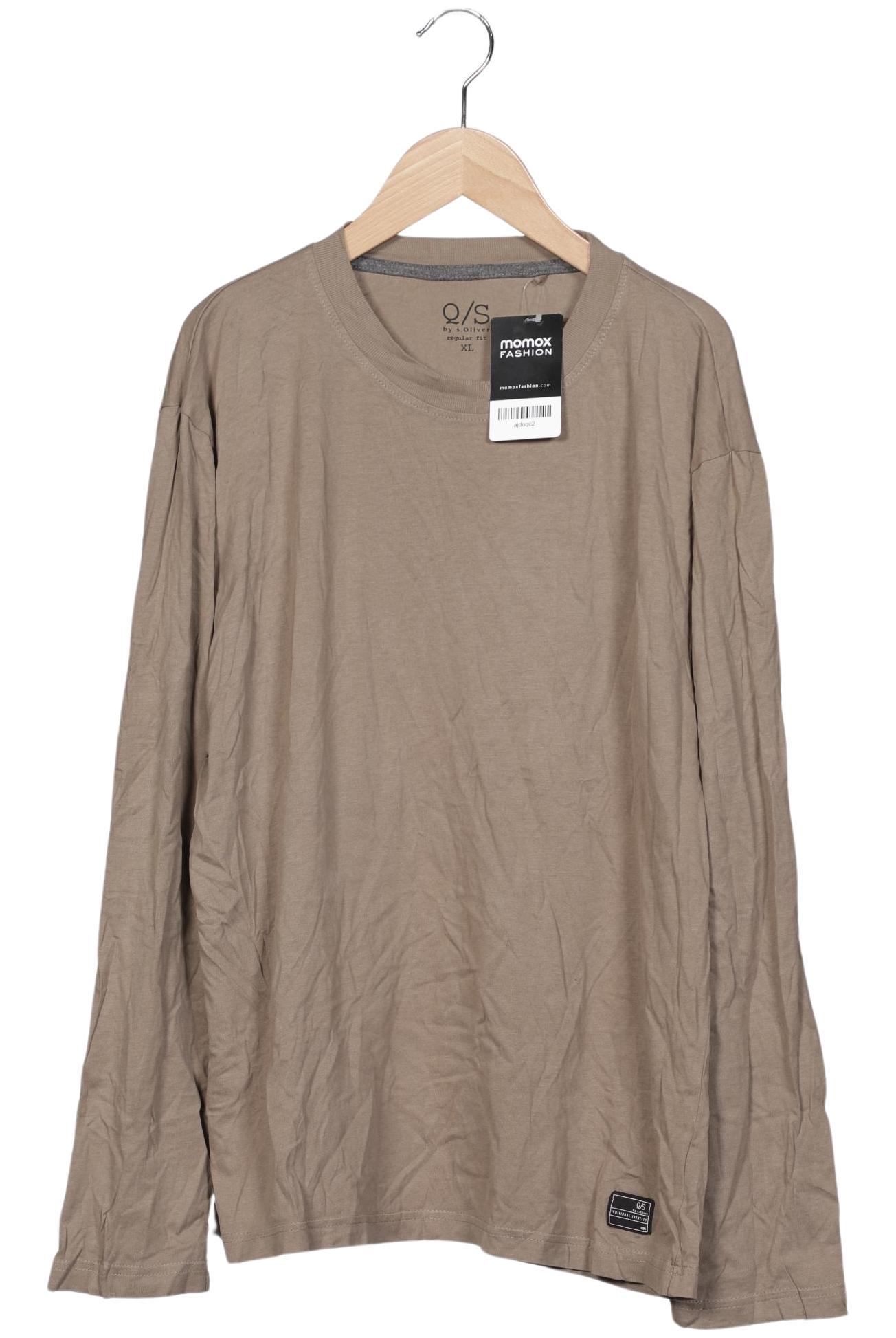 Thumbnail - QS by s.Oliver Herren Langarmshirt, beige, Gr. 54