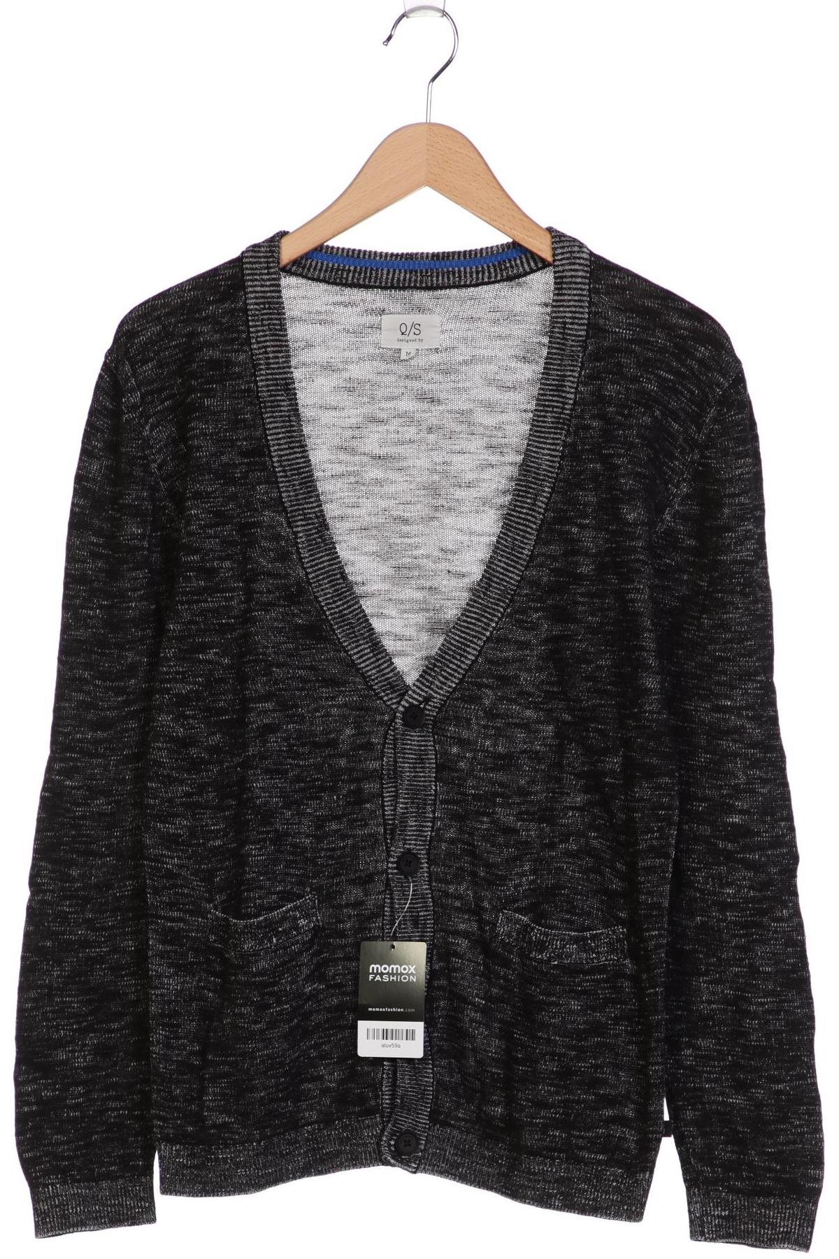 

QS by s.Oliver Herren Strickjacke, grau, Gr. 48