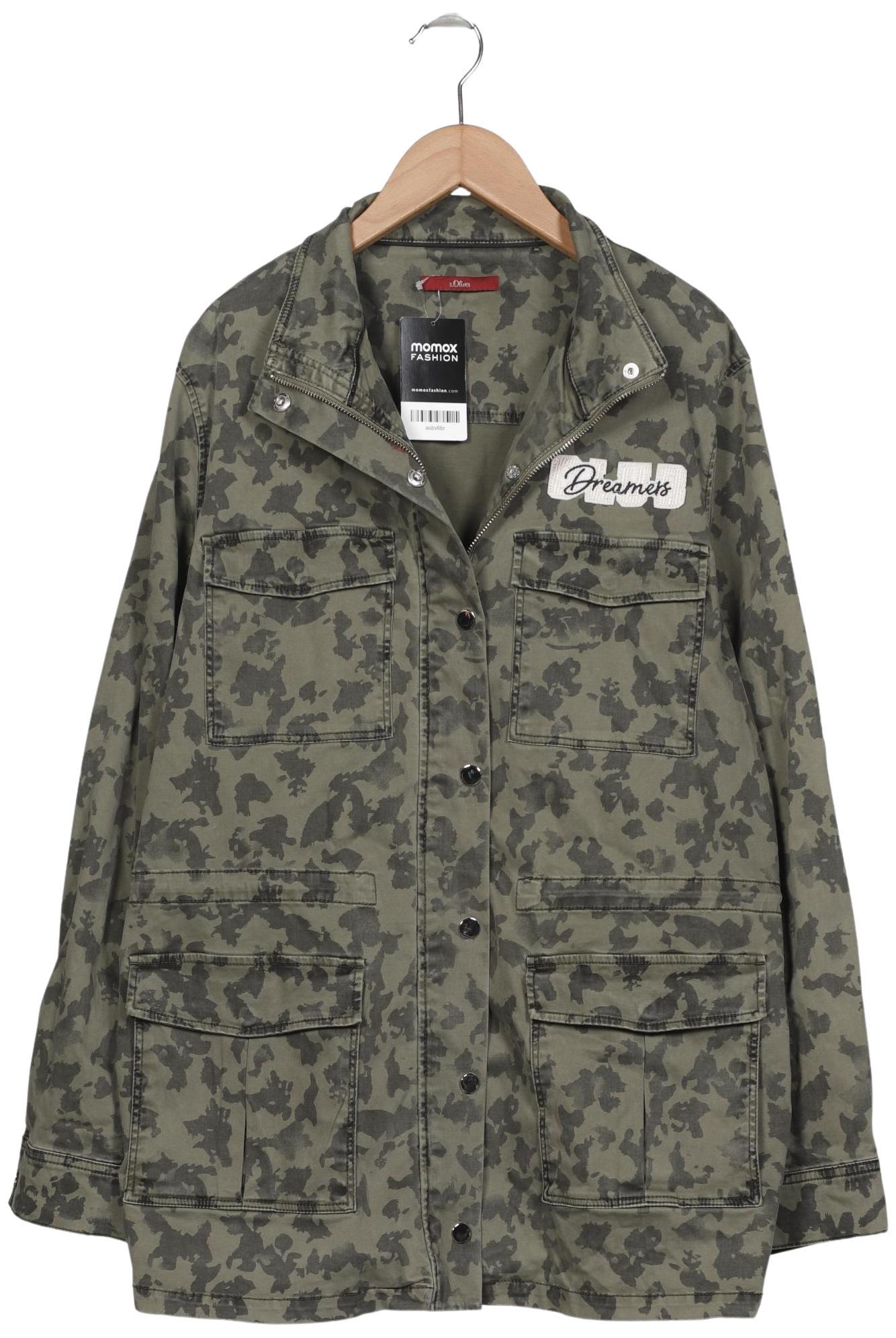 

QS by s.Oliver Damen Jacke, grün, Gr. 42