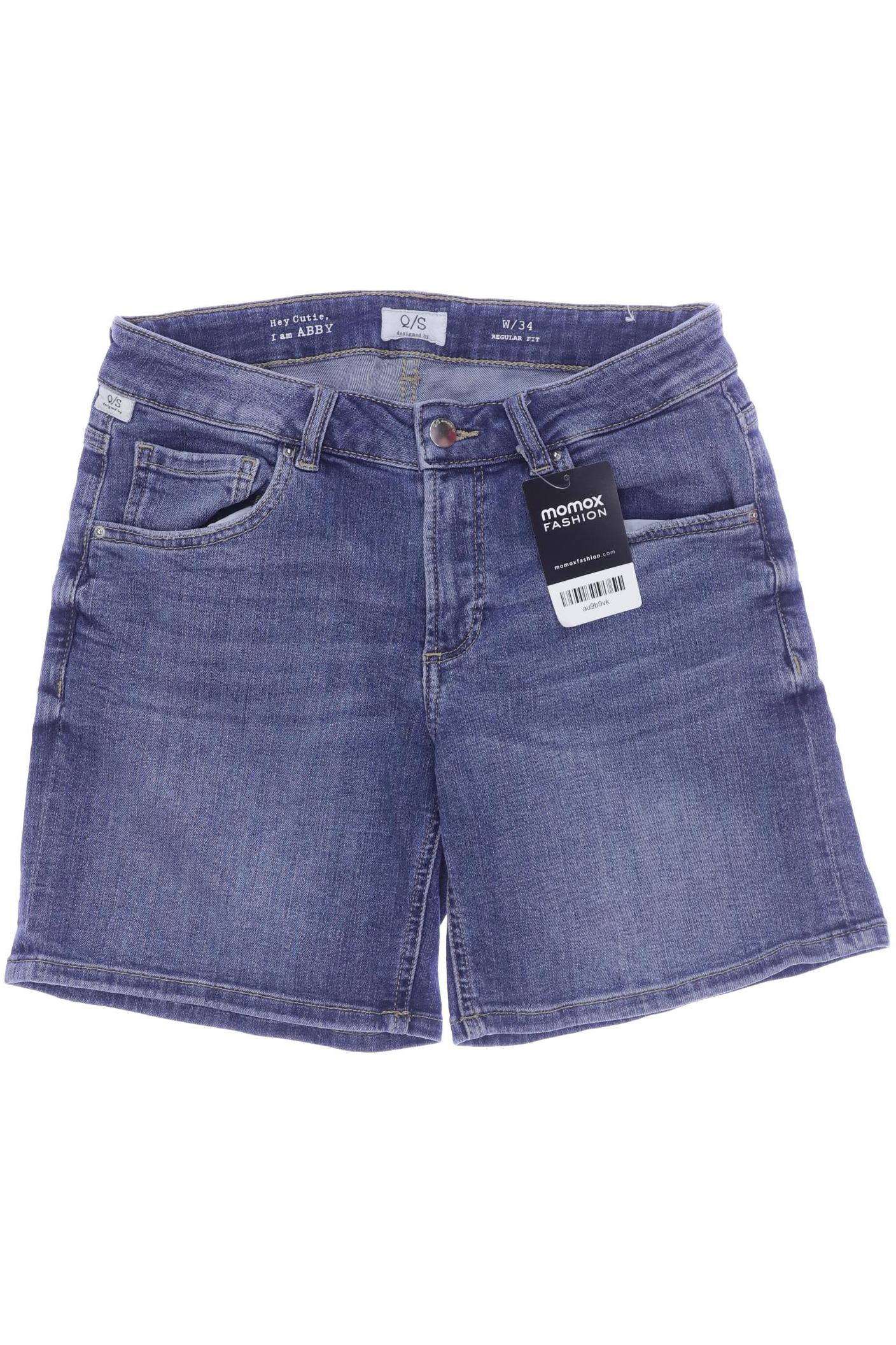 

QS by s.Oliver Damen Shorts, blau, Gr. 34