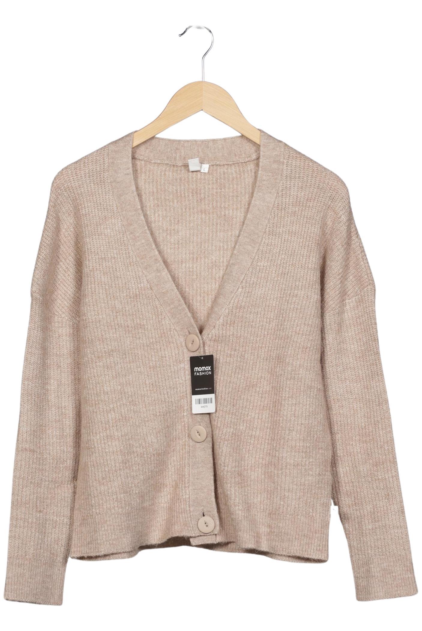 

QS by s.Oliver Damen Strickjacke, beige, Gr. 42