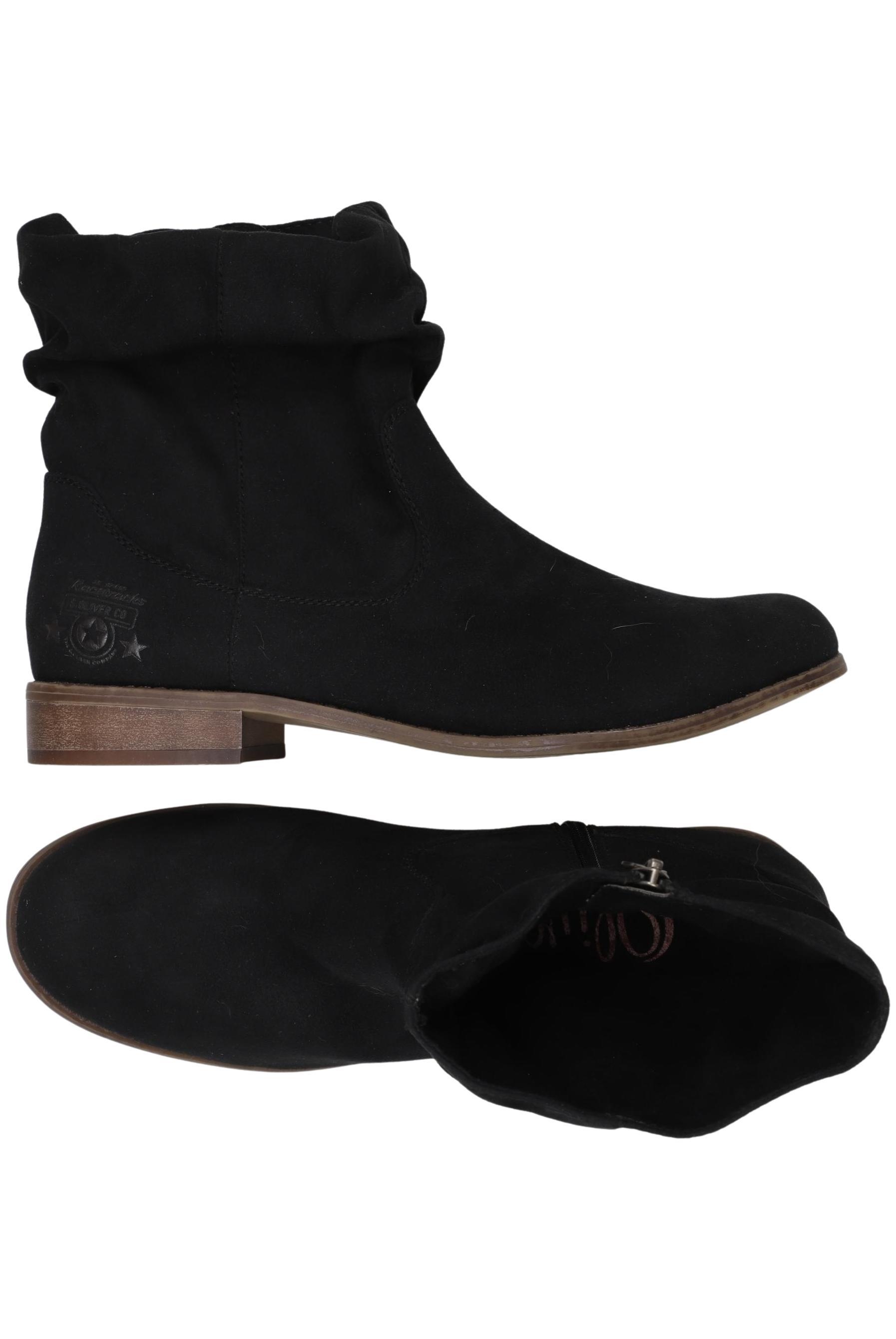 

QS by s.Oliver Damen Stiefelette, schwarz, Gr. 41