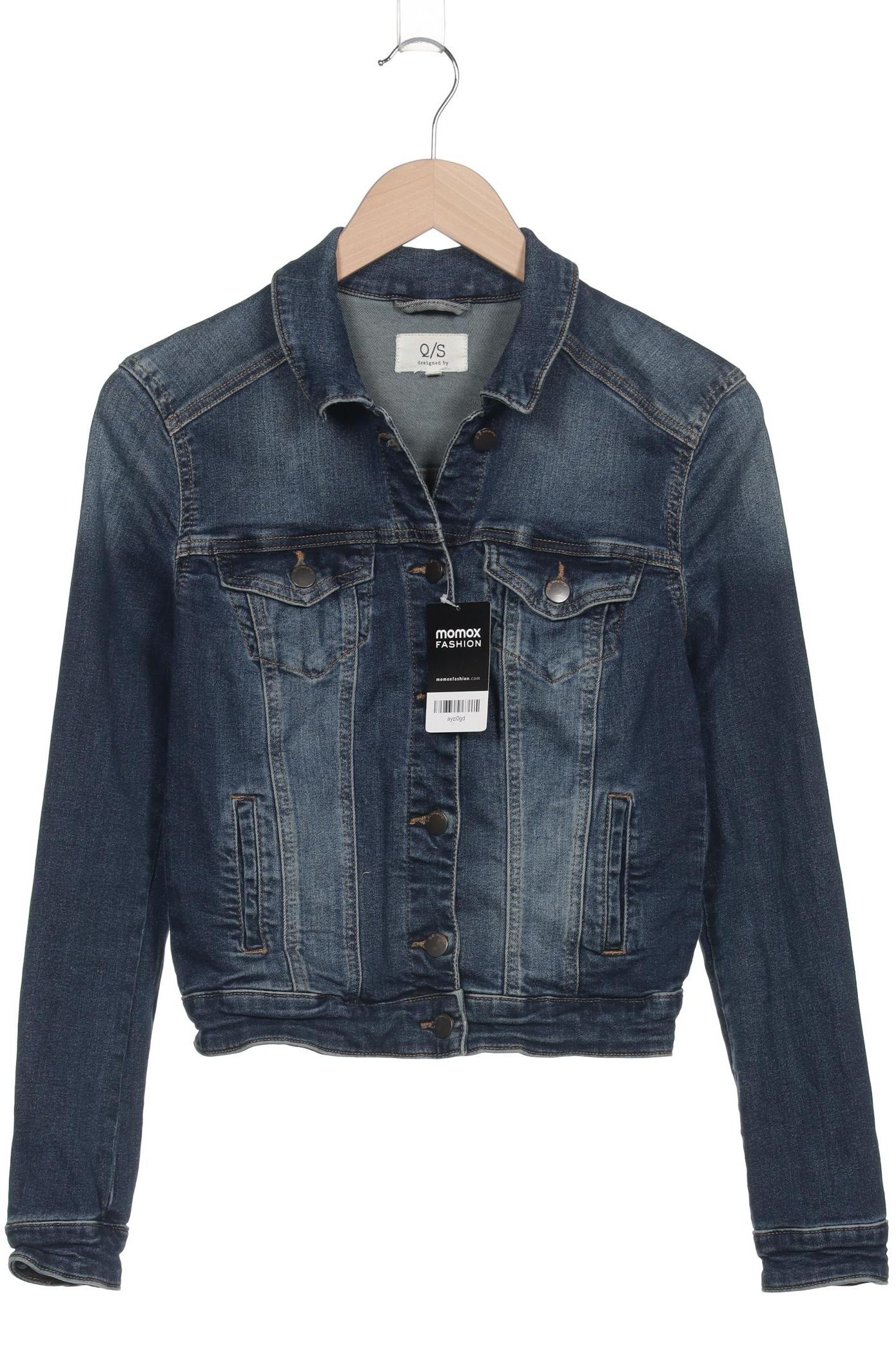 

QS by s.Oliver Damen Jacke, marineblau, Gr. 36