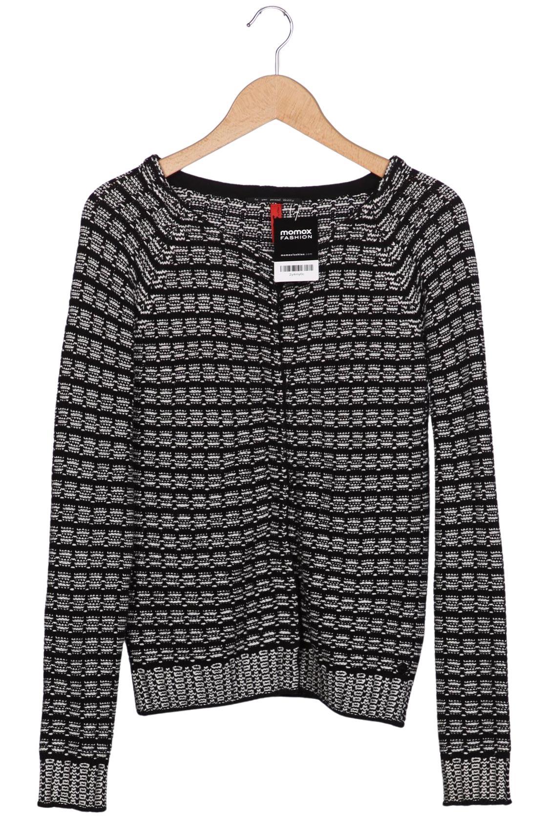 

QS by s.Oliver Damen Strickjacke, schwarz, Gr. 38