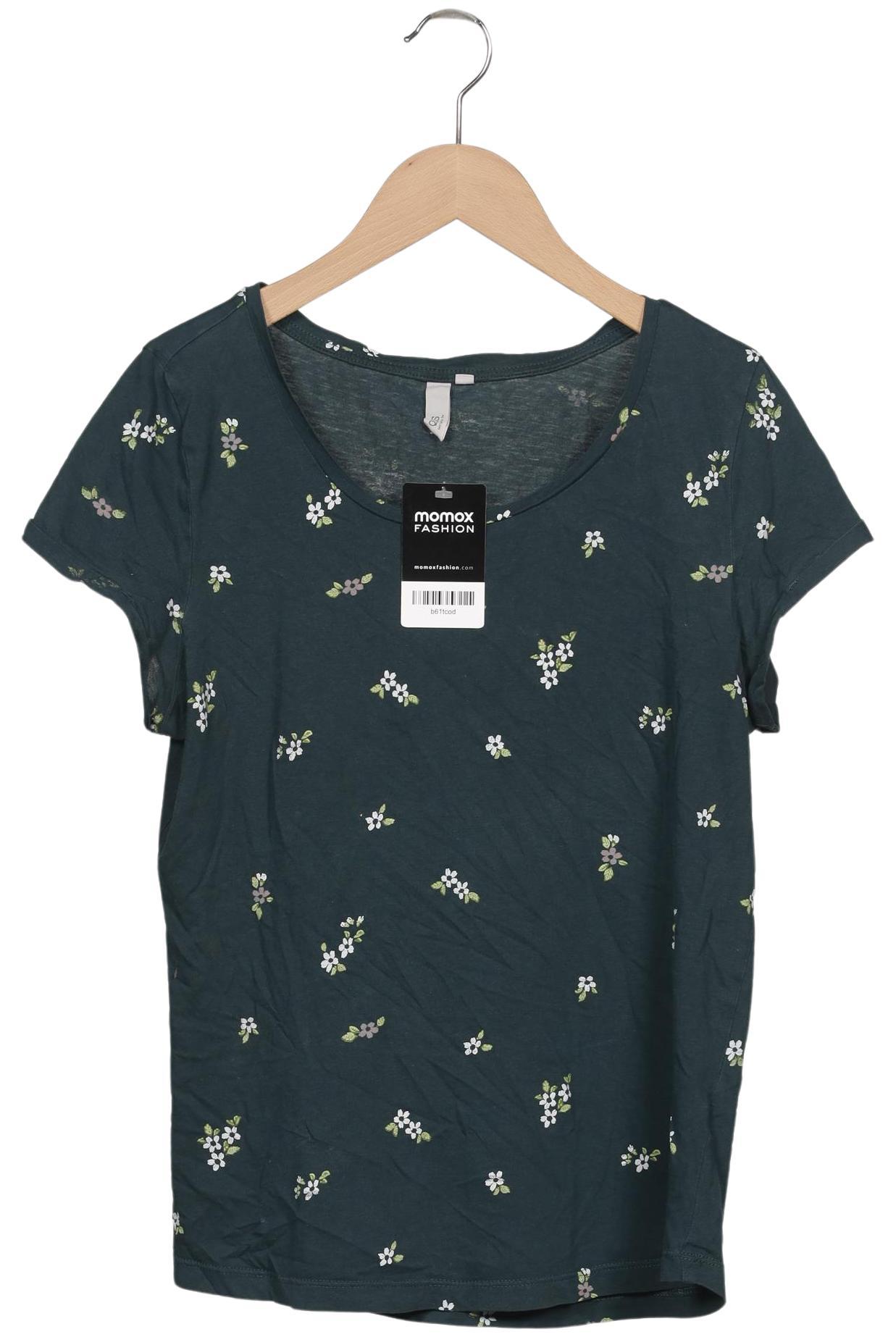 

QS by s.Oliver Damen T-Shirt, grün, Gr. 38