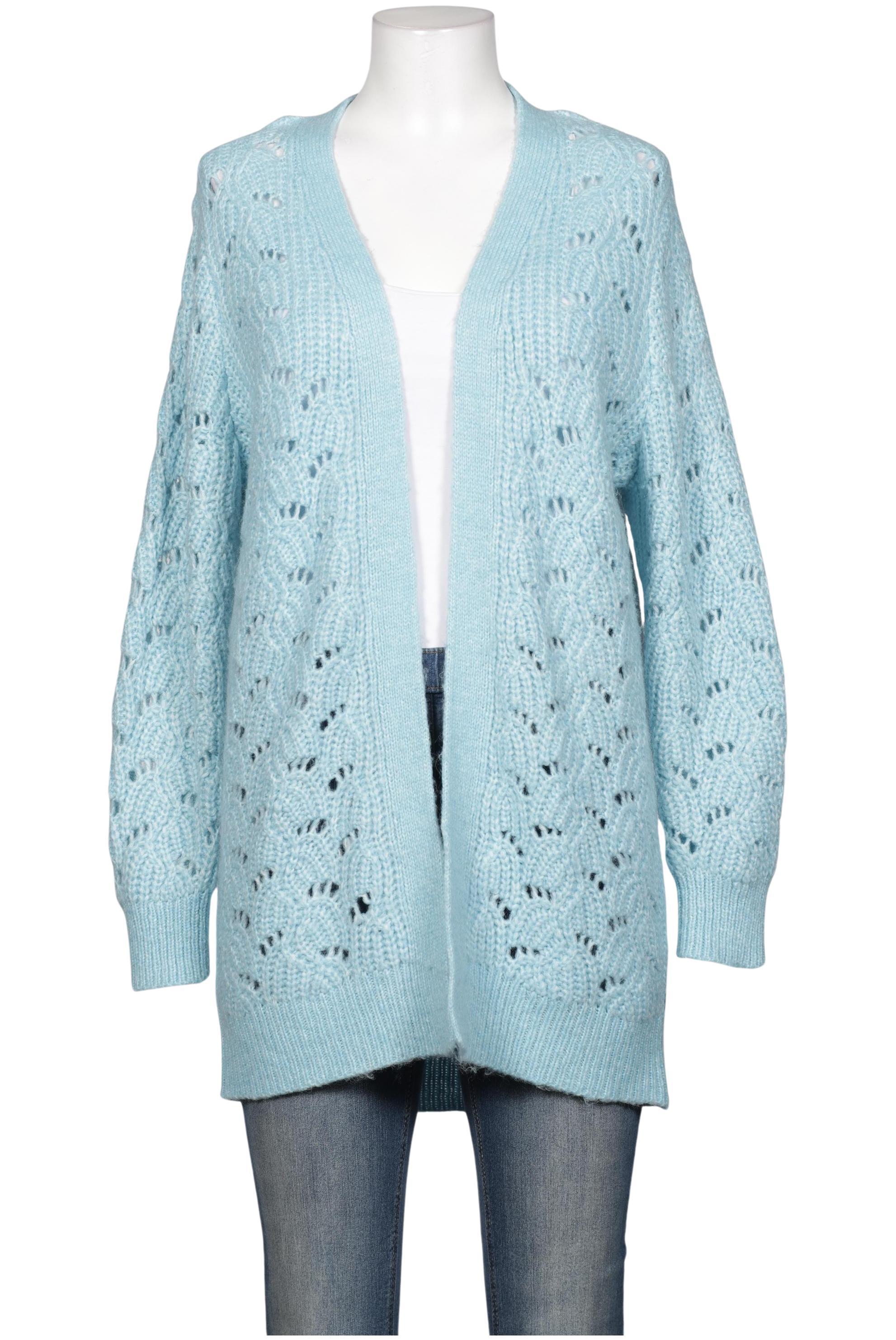

QS by s.Oliver Damen Strickjacke, hellblau, Gr. 38