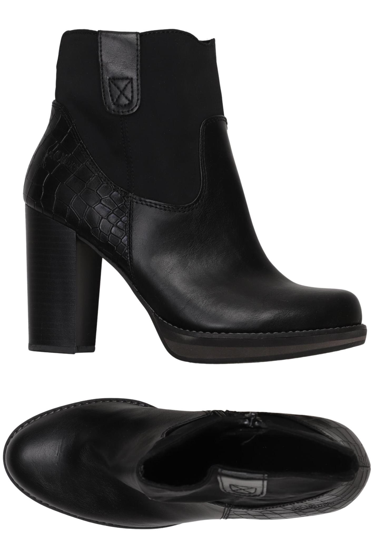 

QS by s.Oliver Damen Stiefelette, schwarz, Gr. 38