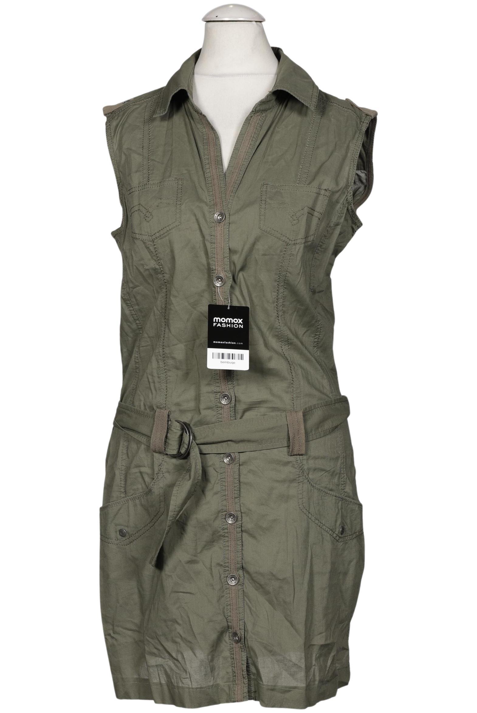 

QS by s.Oliver Damen Kleid, grün, Gr. 36