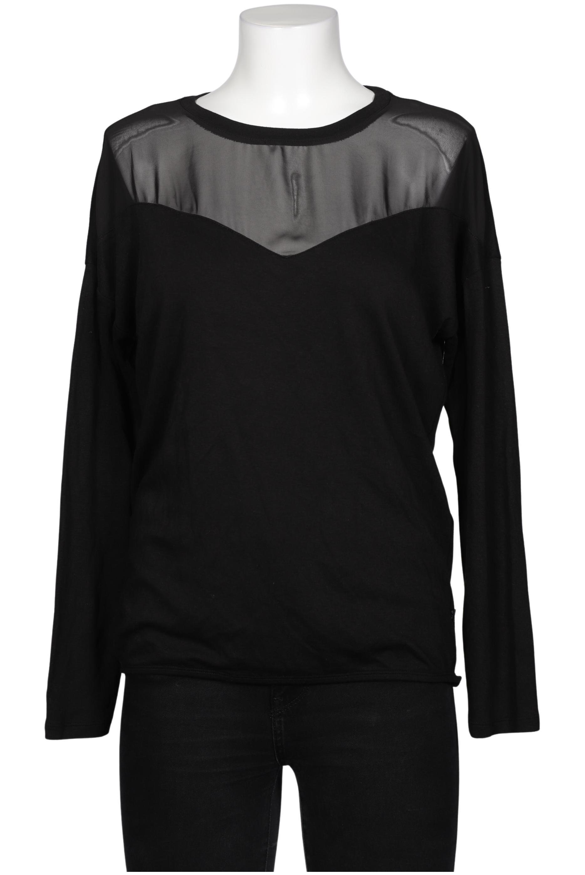 

QS by s.Oliver Damen Langarmshirt, schwarz, Gr. 38