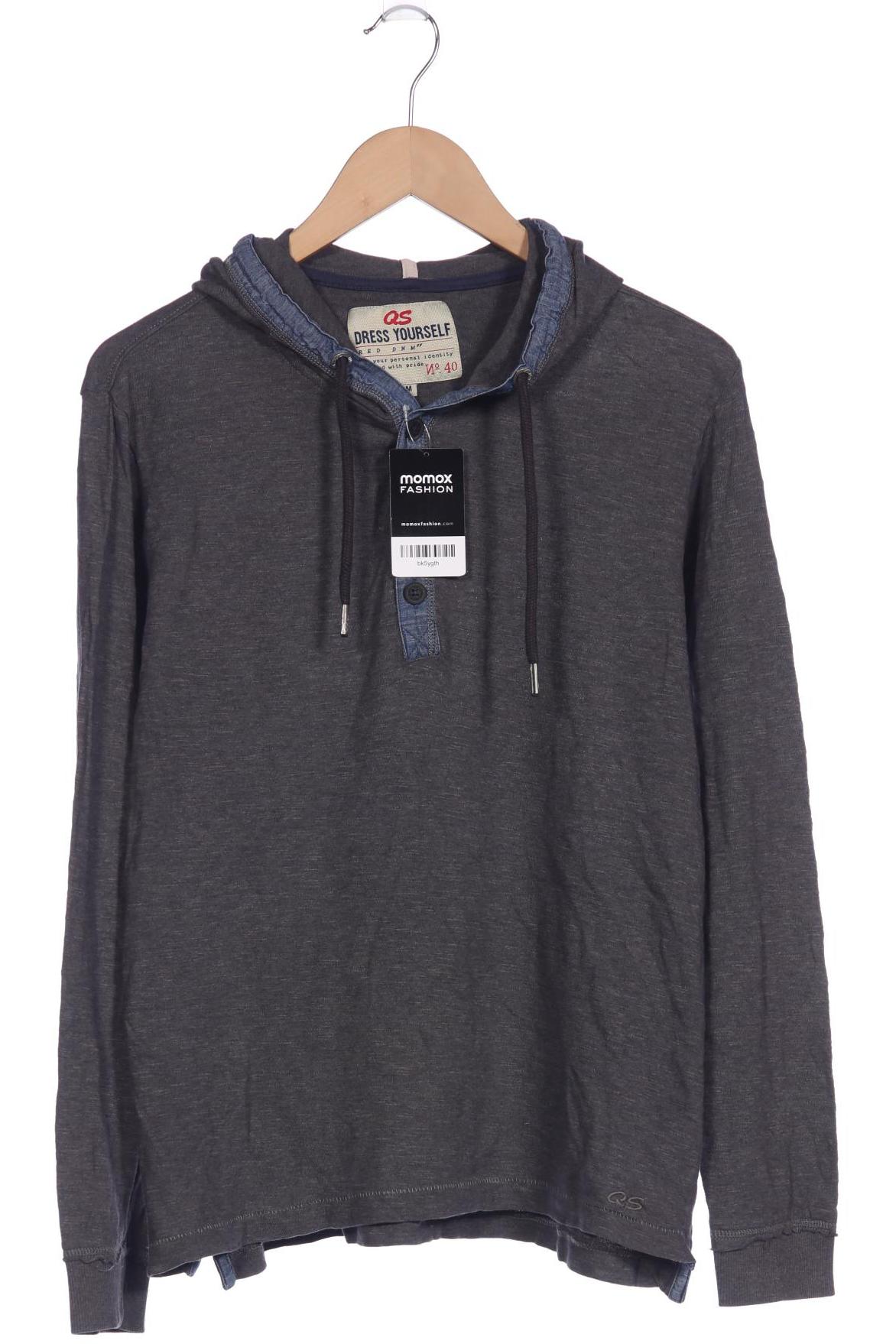 

QS by s.Oliver Herren Kapuzenpullover, grau, Gr. 48
