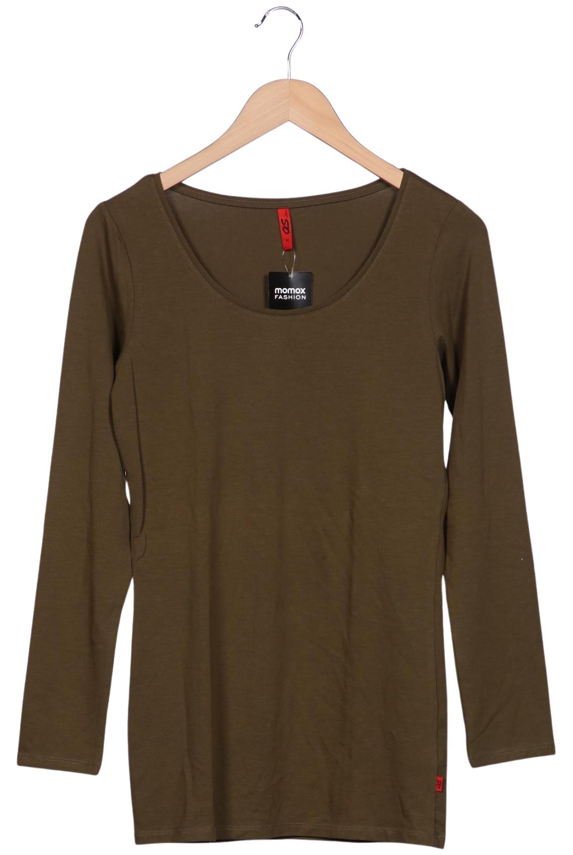 

QS by s.Oliver Damen Langarmshirt, grün, Gr. 38