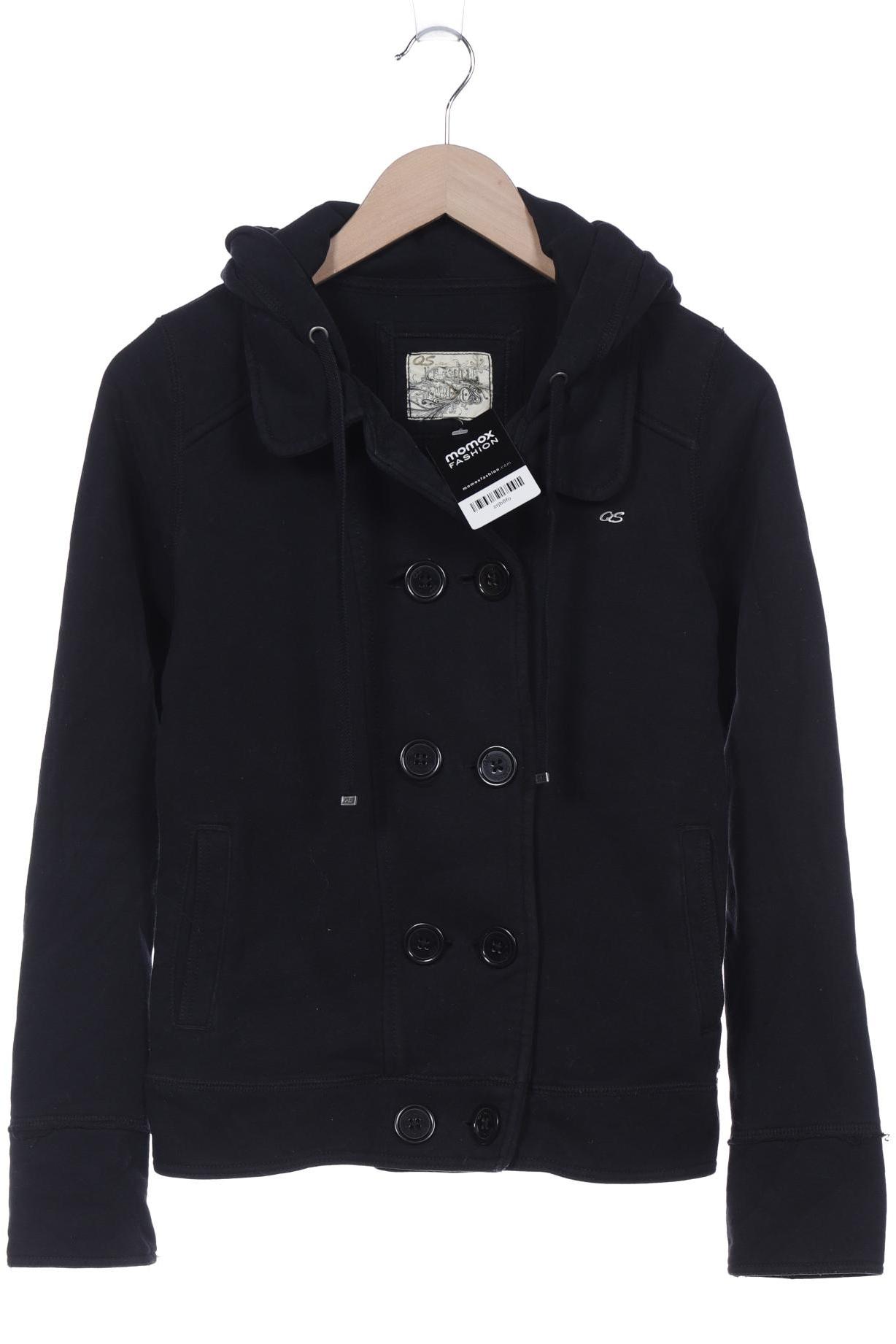 

QS by s.Oliver Damen Kapuzenpullover, schwarz, Gr. 36