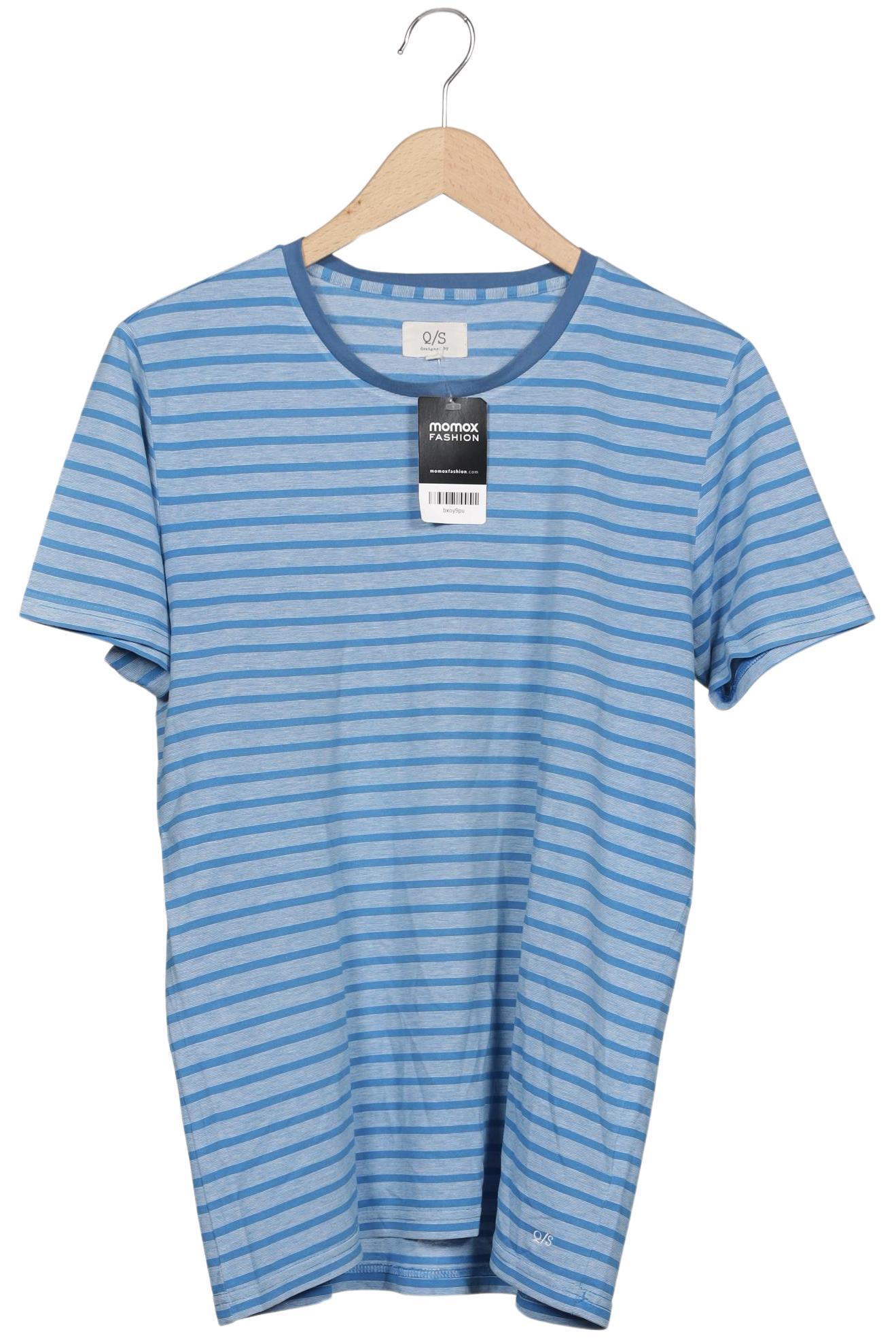 Thumbnail - QS by s.Oliver Herren T-Shirt, hellblau, Gr. 52