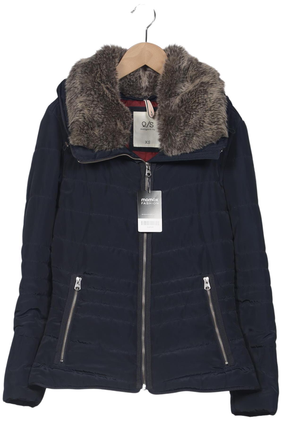 

QS by s.Oliver Damen Jacke, marineblau, Gr. 34