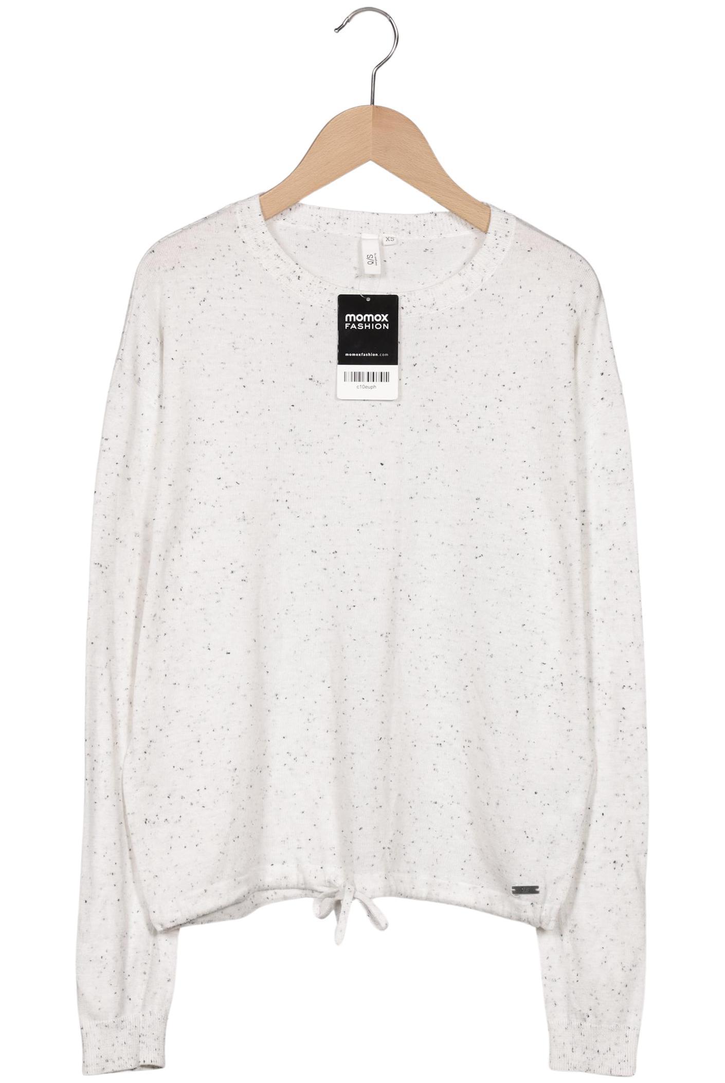 

QS by s.Oliver Damen Pullover, weiß, Gr. 34