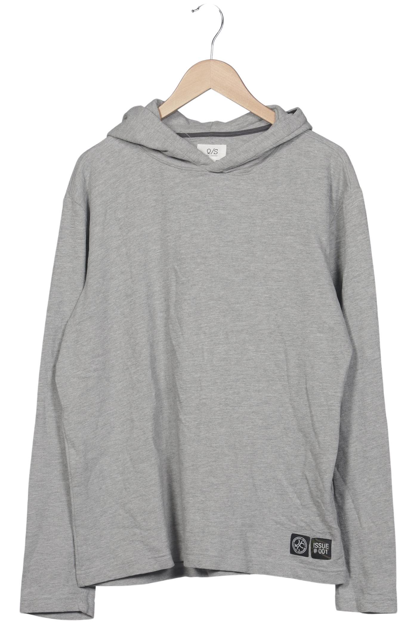 

QS by s.Oliver Damen Kapuzenpullover, grau, Gr. 44