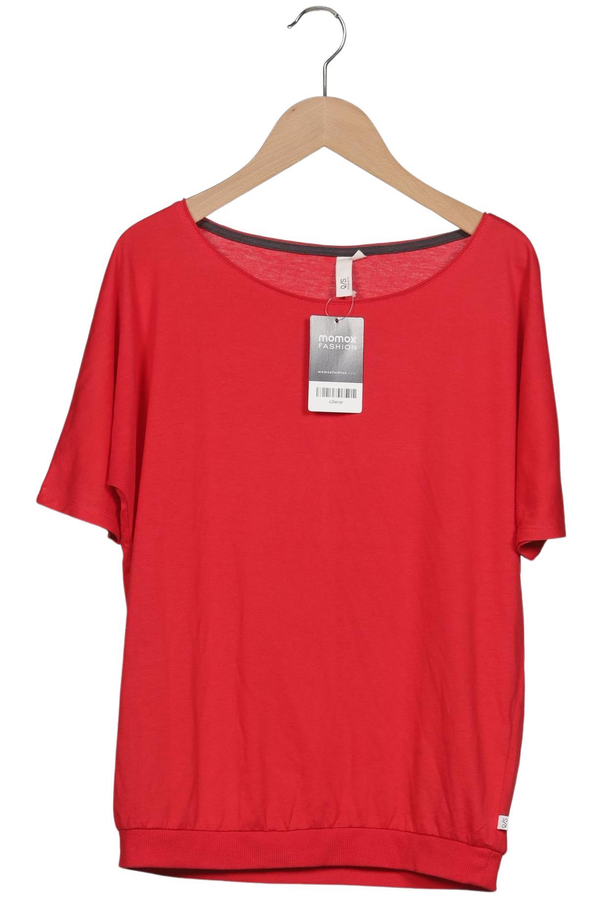 

QS by s.Oliver Damen T-Shirt, rot, Gr. 34