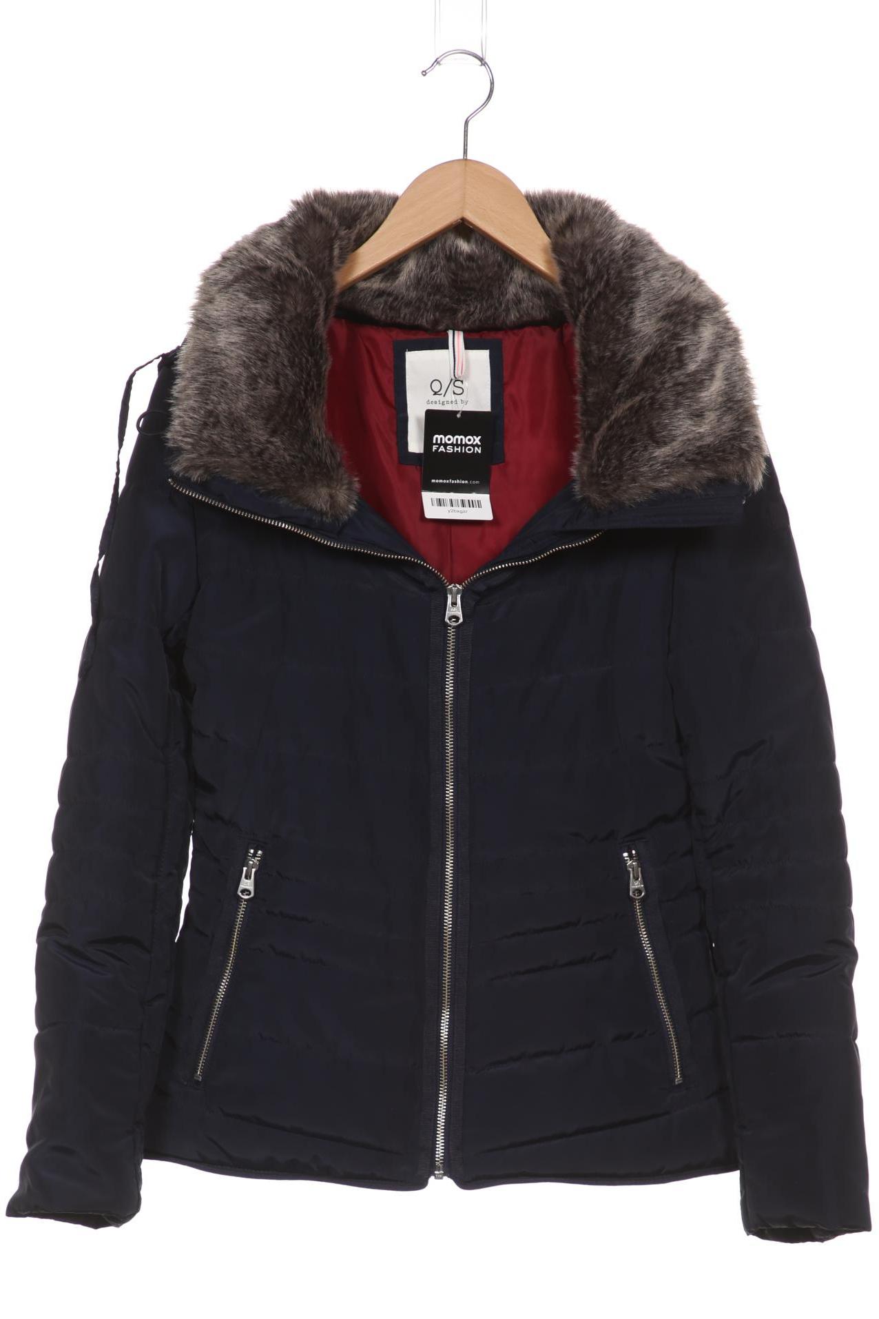 

QS by s.Oliver Damen Jacke, marineblau, Gr. 36