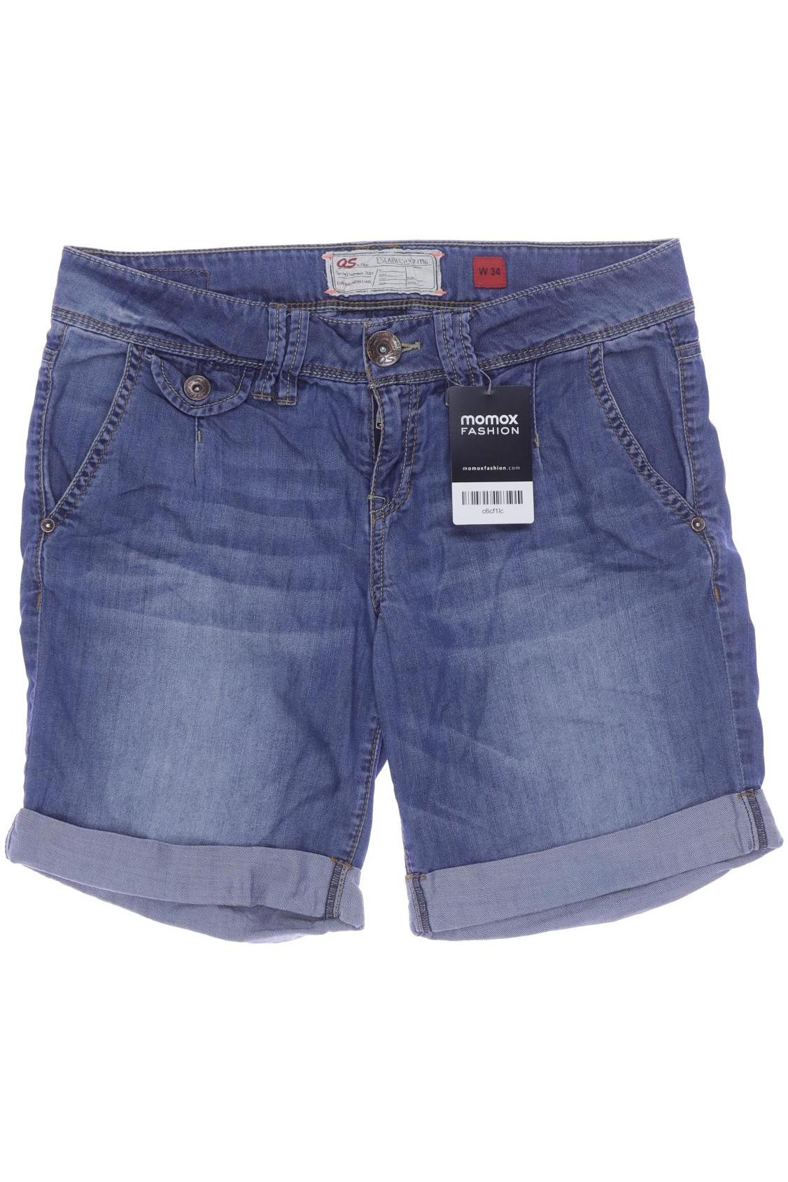 

QS by s.Oliver Damen Shorts, blau, Gr. 34