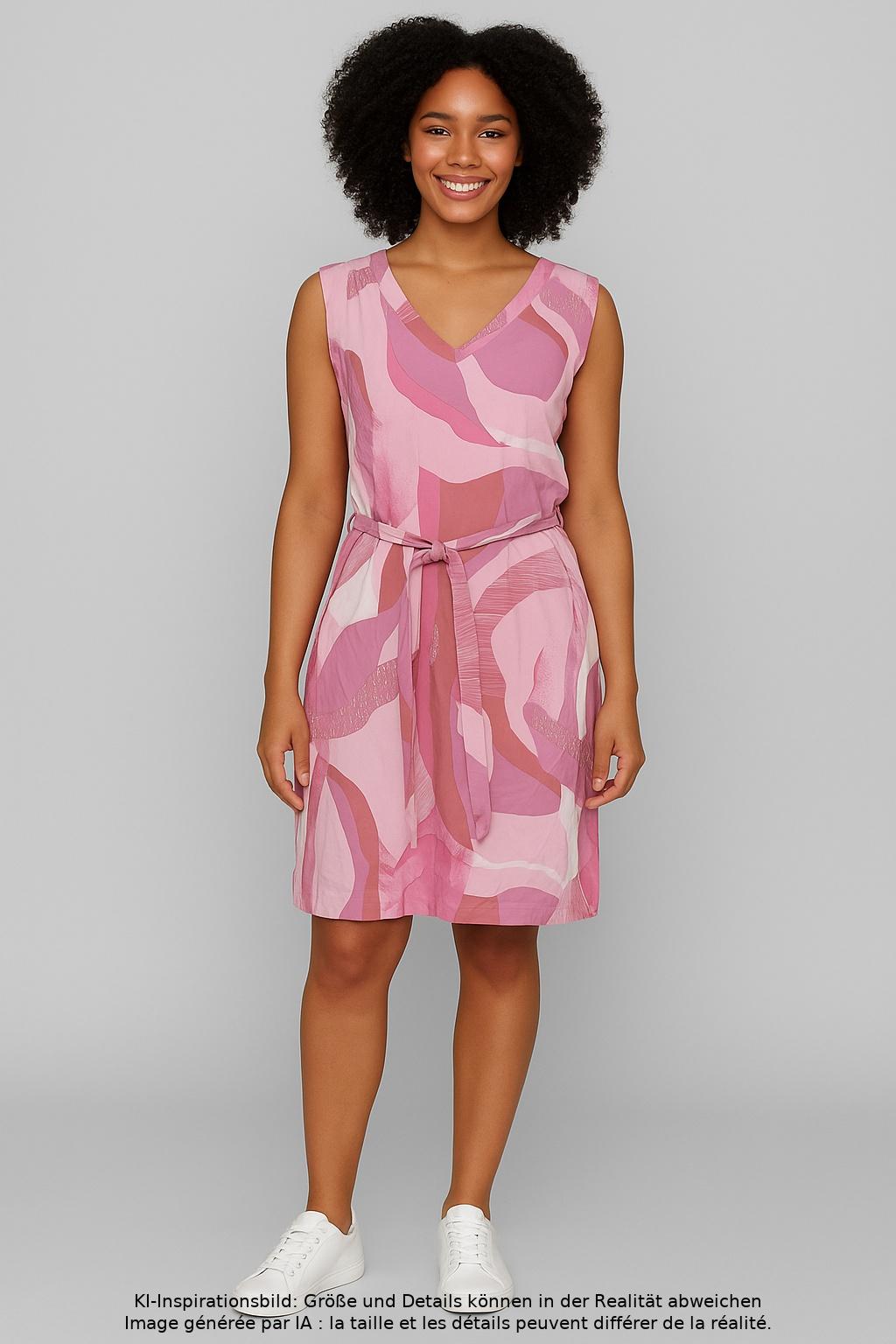 

QS by s.Oliver Damen Kleid, mehrfarbig, Gr. 40