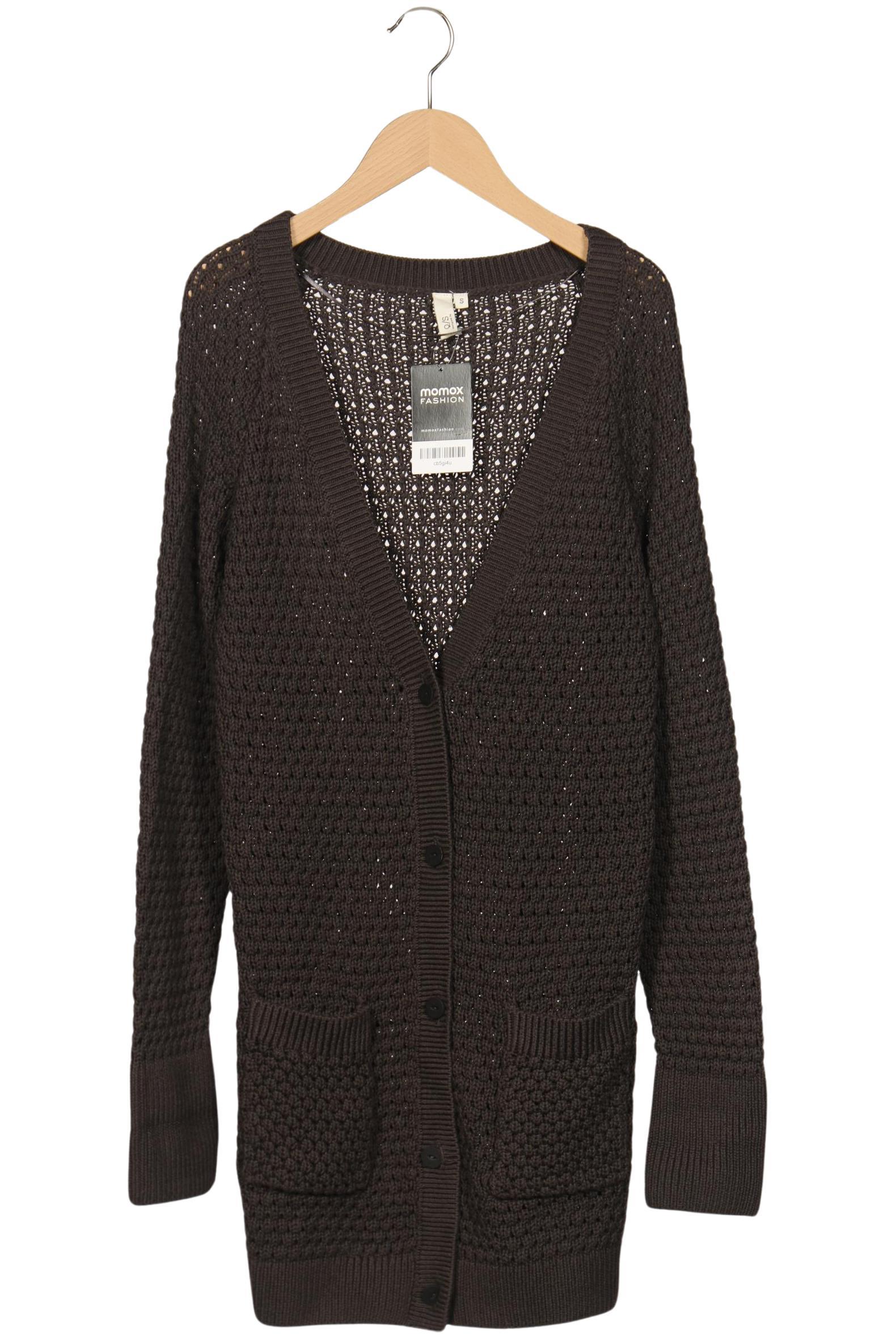 

QS by s.Oliver Damen Strickjacke, braun, Gr. 36