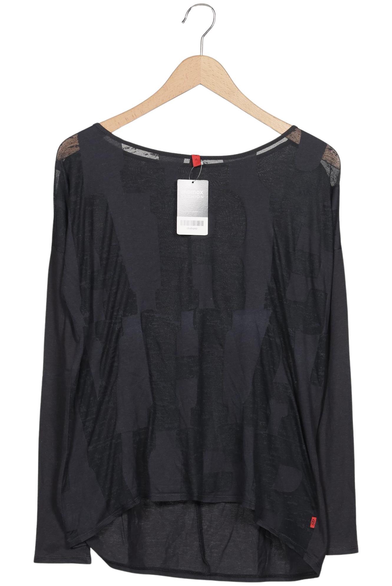 

QS by s.Oliver Damen Langarmshirt, schwarz, Gr. 44