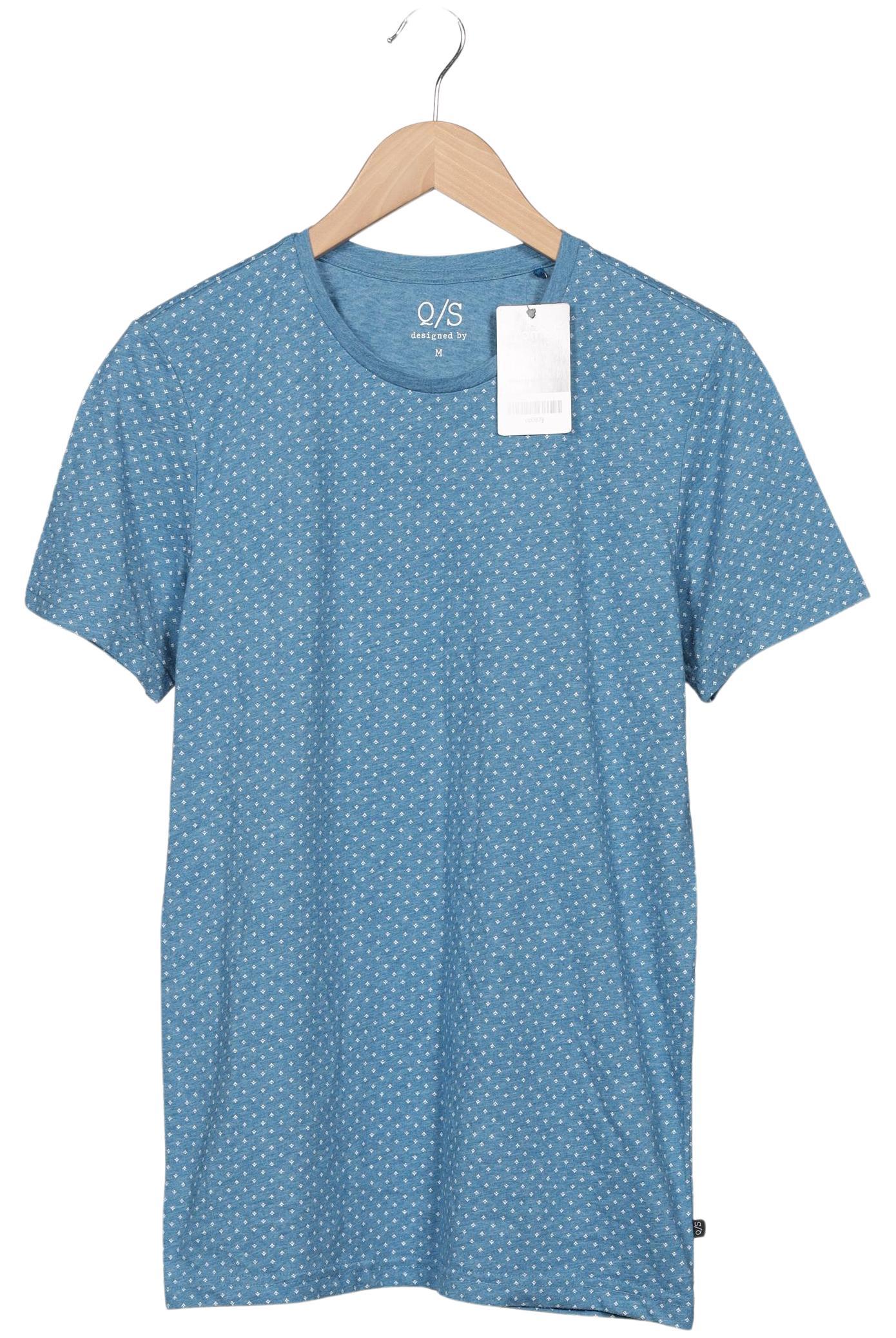 

QS by s.Oliver Herren T-Shirt, blau, Gr. 48